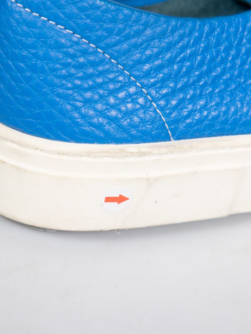 Fendi Blue Leather Domino Trainers Size US 8 / IT 38 - 12 Thumbnail
