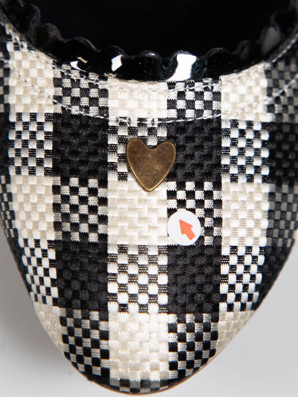 Rochas Gingham Print Woven Pumps Size US 7.5 / IT 37.5 - 6 Thumbnail