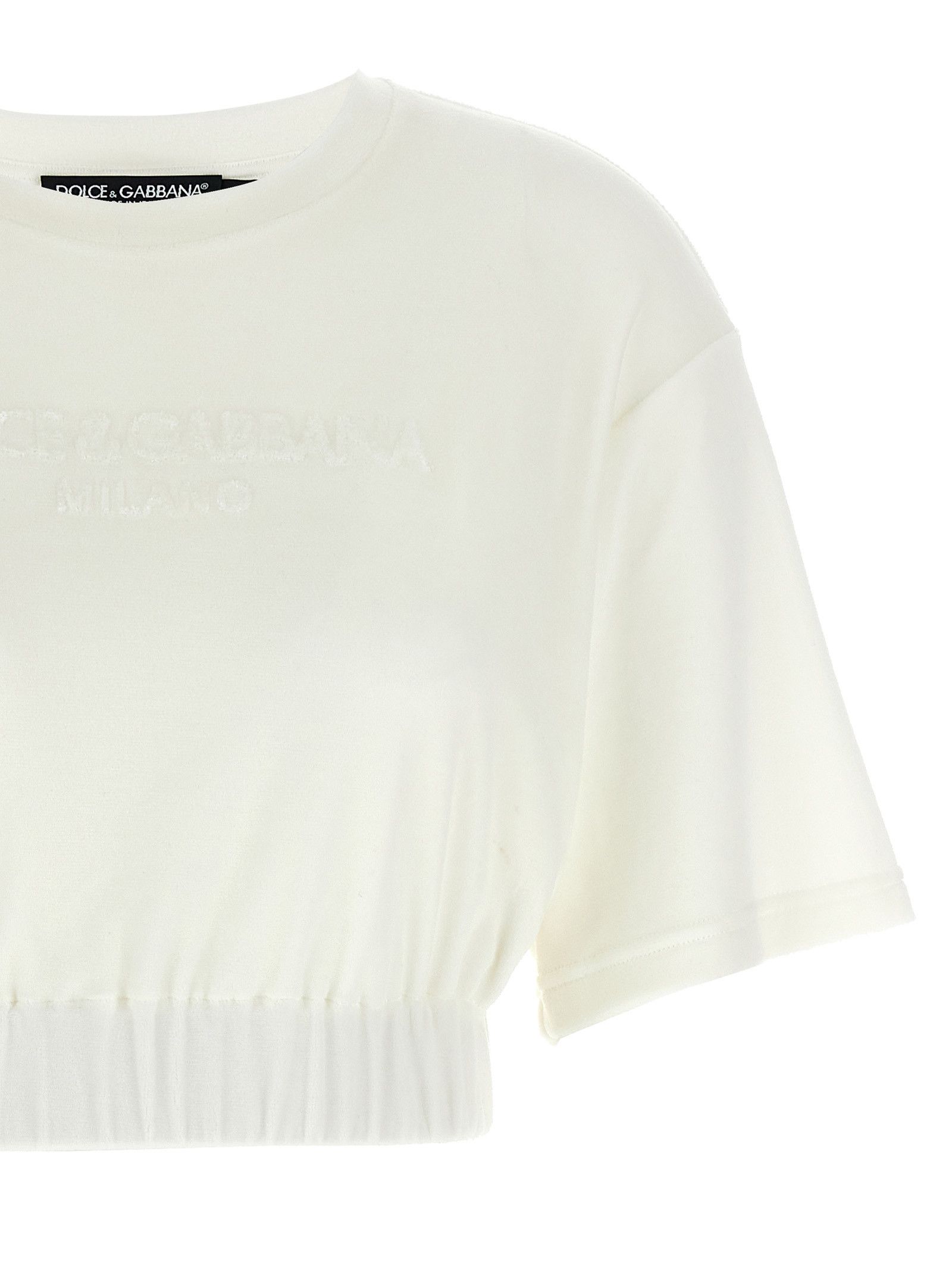 Dolce & Gabbana Logo Chenille Top Size M / US 6-8 / IT 42-44 - 3 Thumbnail