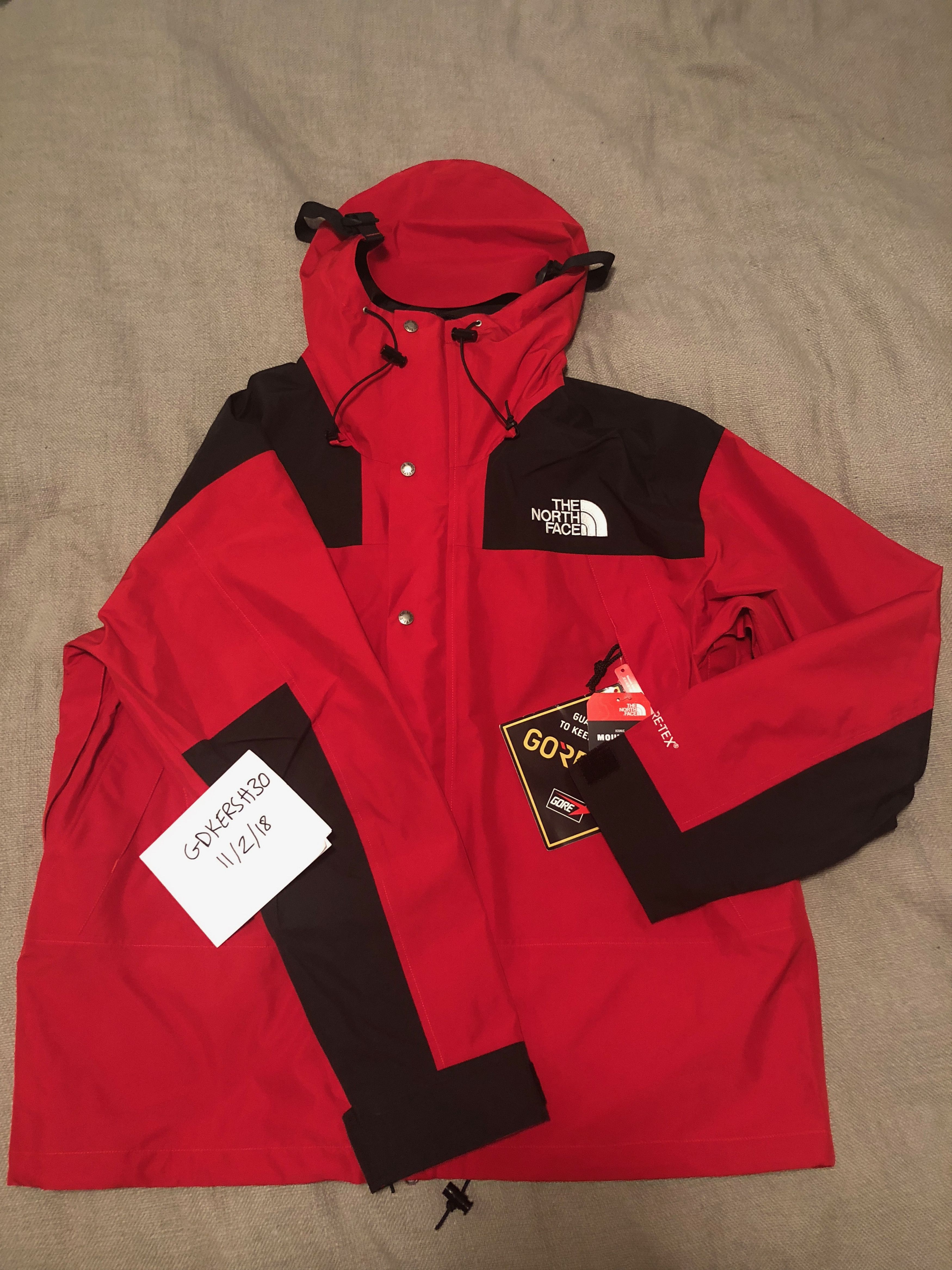 The North Face BNWT 1990 Mountain Jacket Red / Black | Grailed