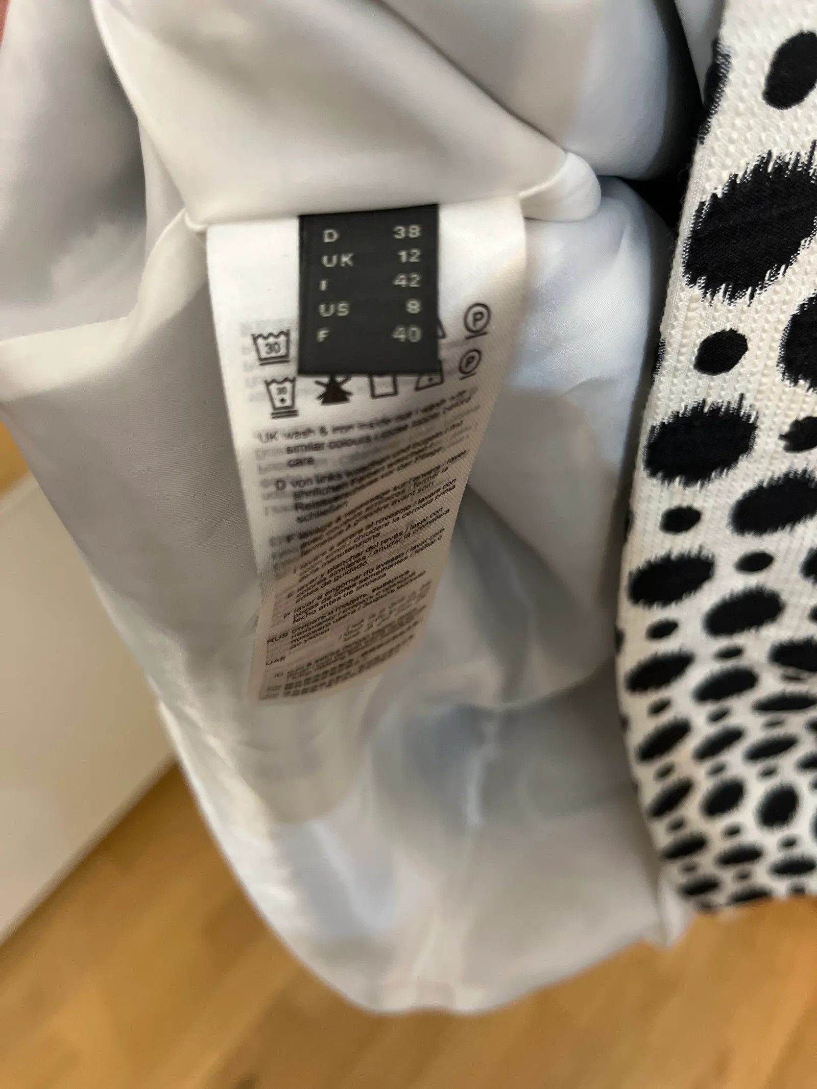 Esprit Esprit Svart/vit klänning Dress Size S / US 4 / IT 40 - 3 Thumbnail