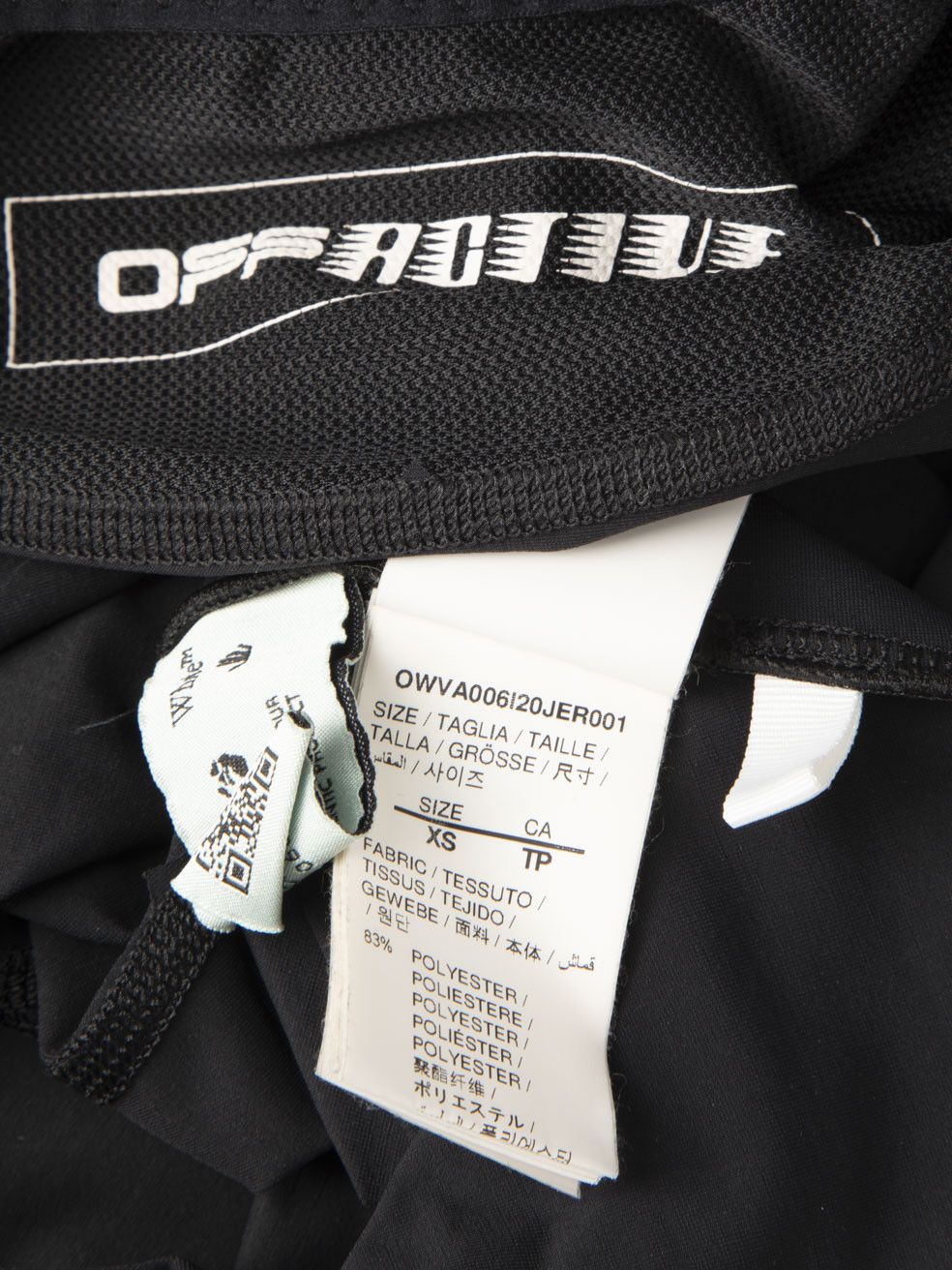 Off-White Black Logo Printed Stretch Tech T-Shirt Size XS / US 0-2 / IT 36-38 - 5 Thumbnail
