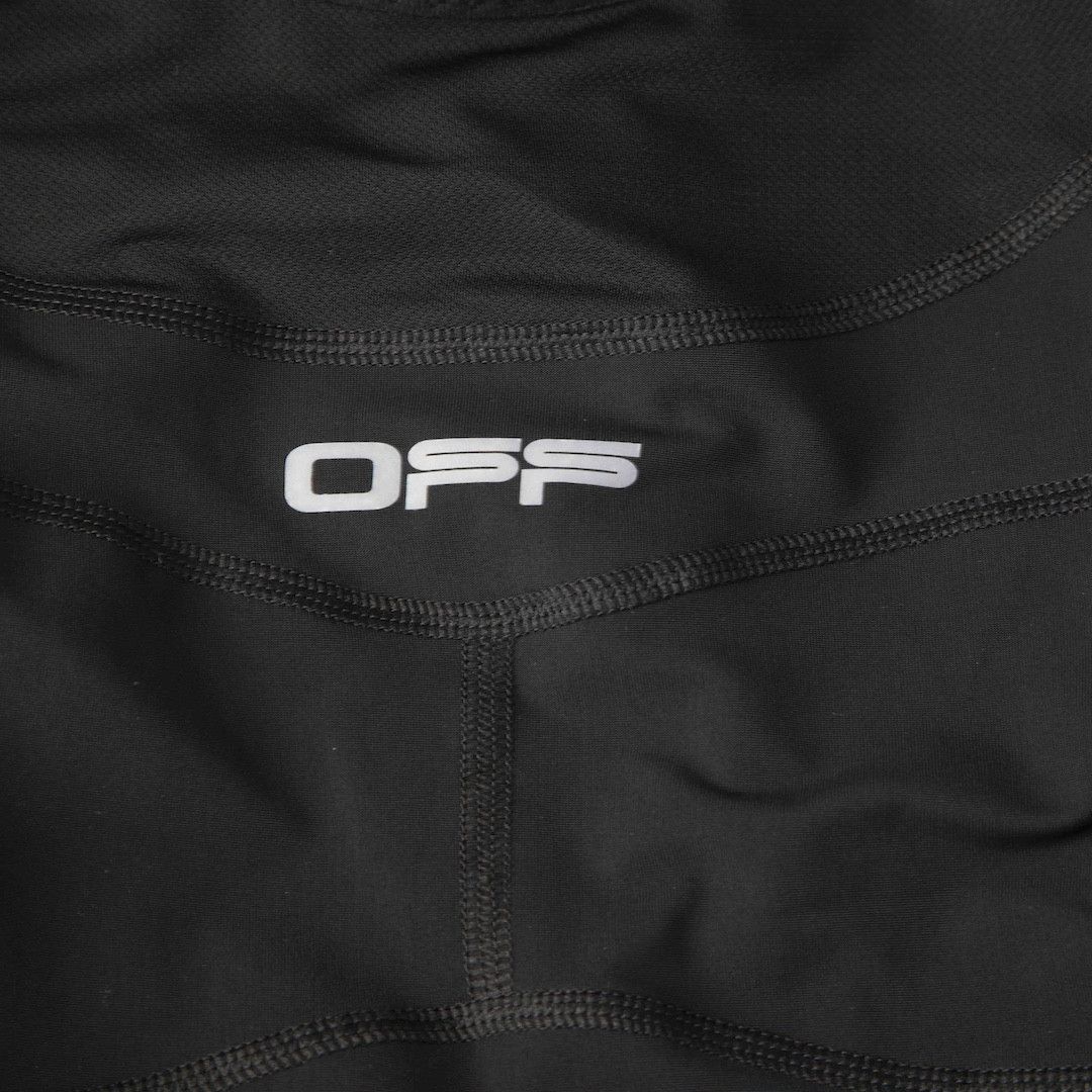 Off-White Black Logo Printed Stretch Tech T-Shirt Size XS / US 0-2 / IT 36-38 - 4 Thumbnail