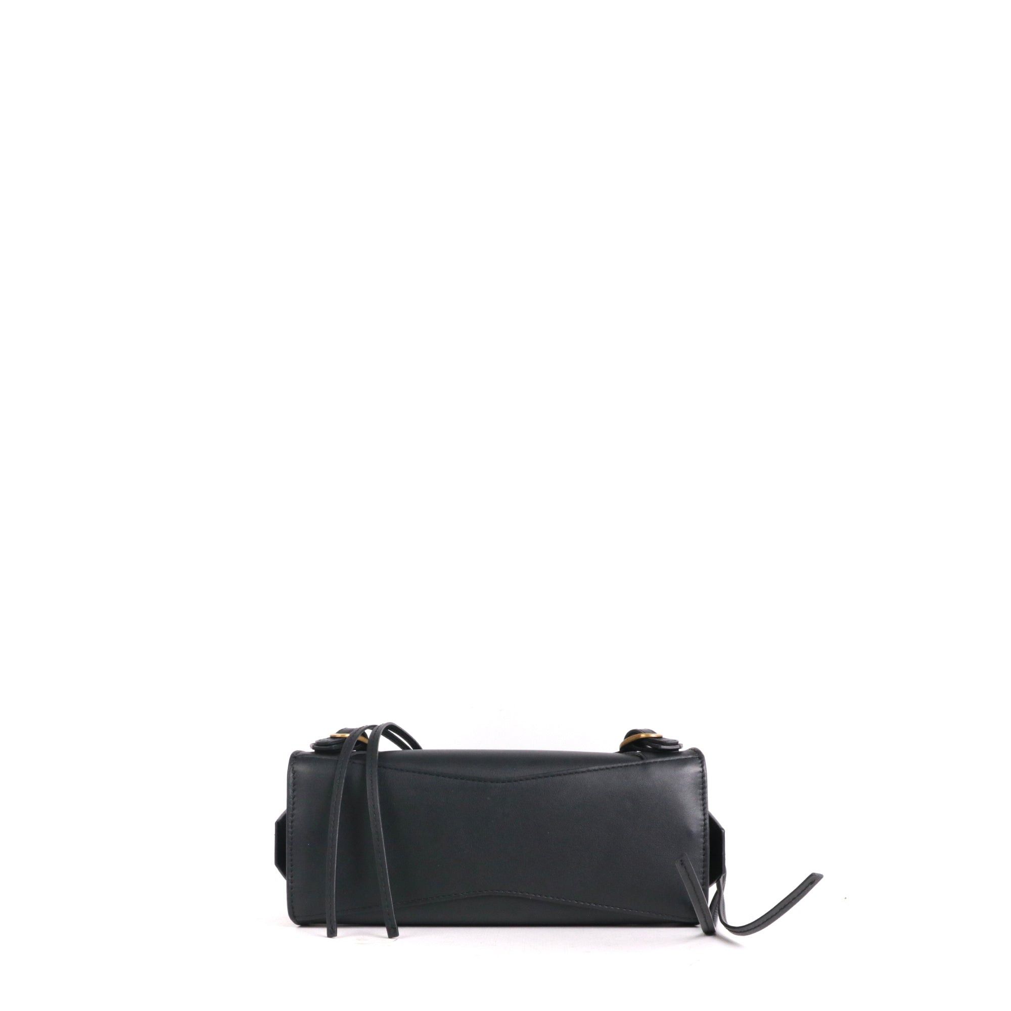 Balenciaga BALENCIAGA - Neo Classic Balenciaga nano shoulder bag in black smooth leather Size ONE SIZE - 3 Thumbnail