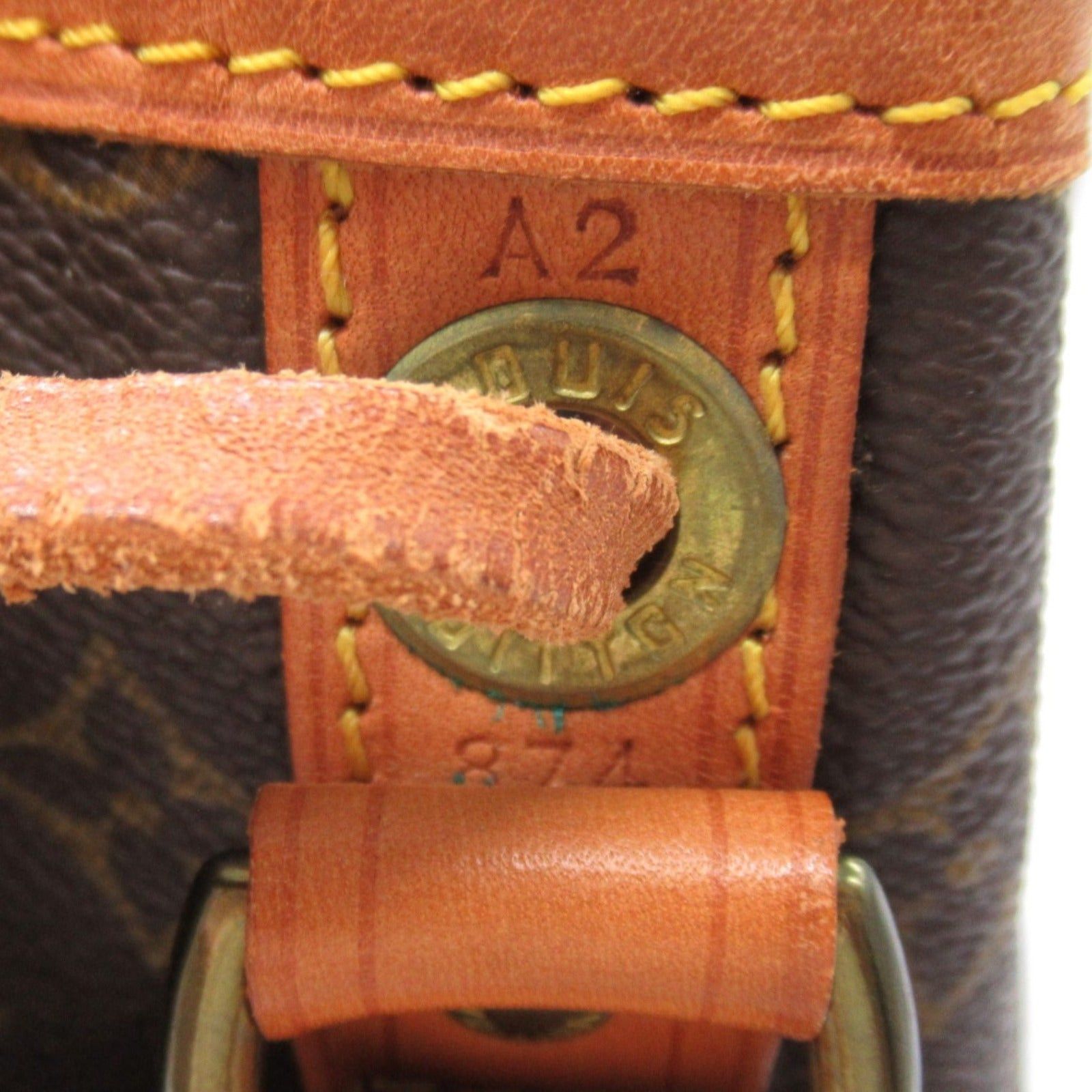 Louis Vuitton Louis Vuitton Petit Noe Shoulder Bag Coated Canvas Monogram Brown Size ONE SIZE - 7 Thumbnail