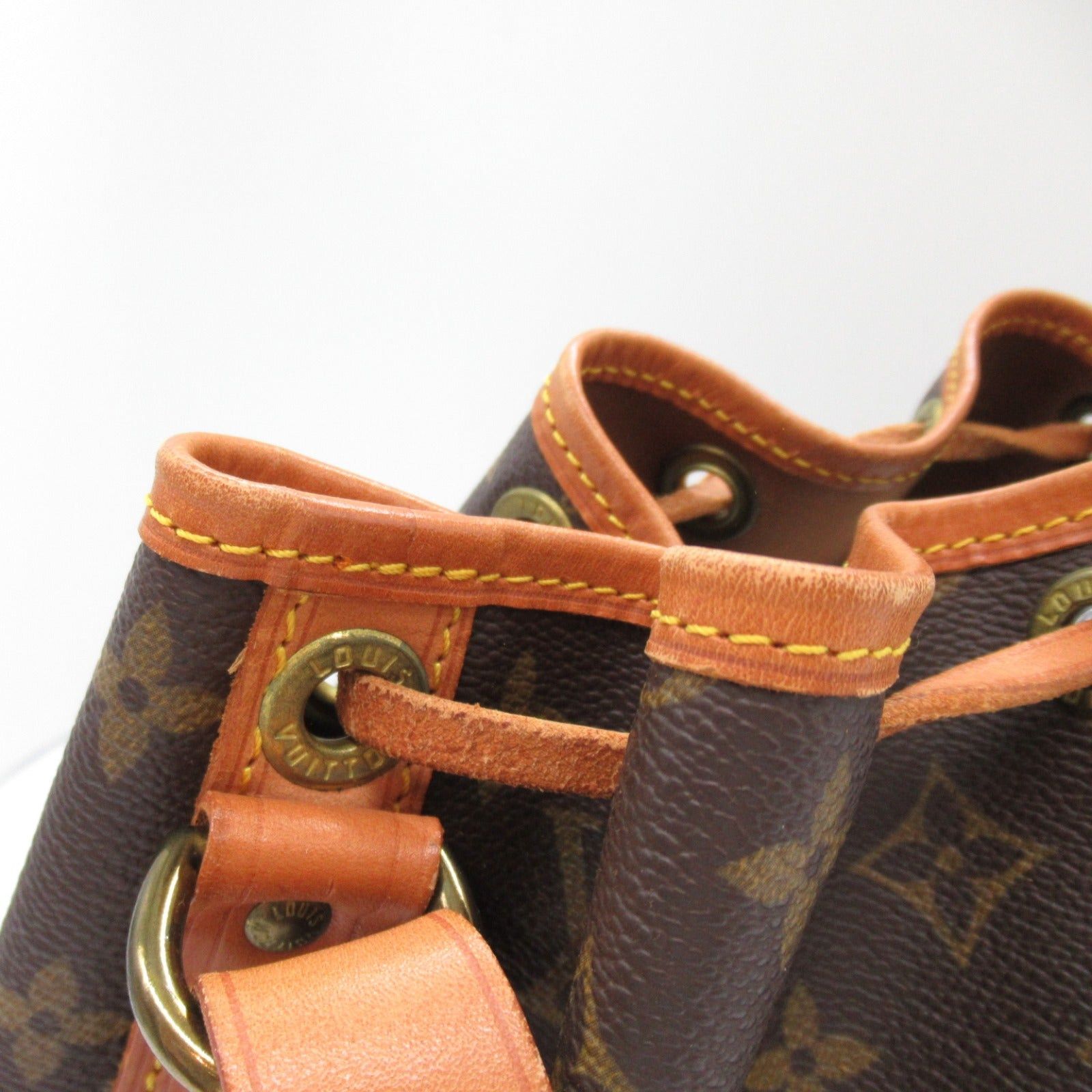 Louis Vuitton Louis Vuitton Petit Noe Shoulder Bag Coated Canvas Monogram Brown Size ONE SIZE - 13 Thumbnail