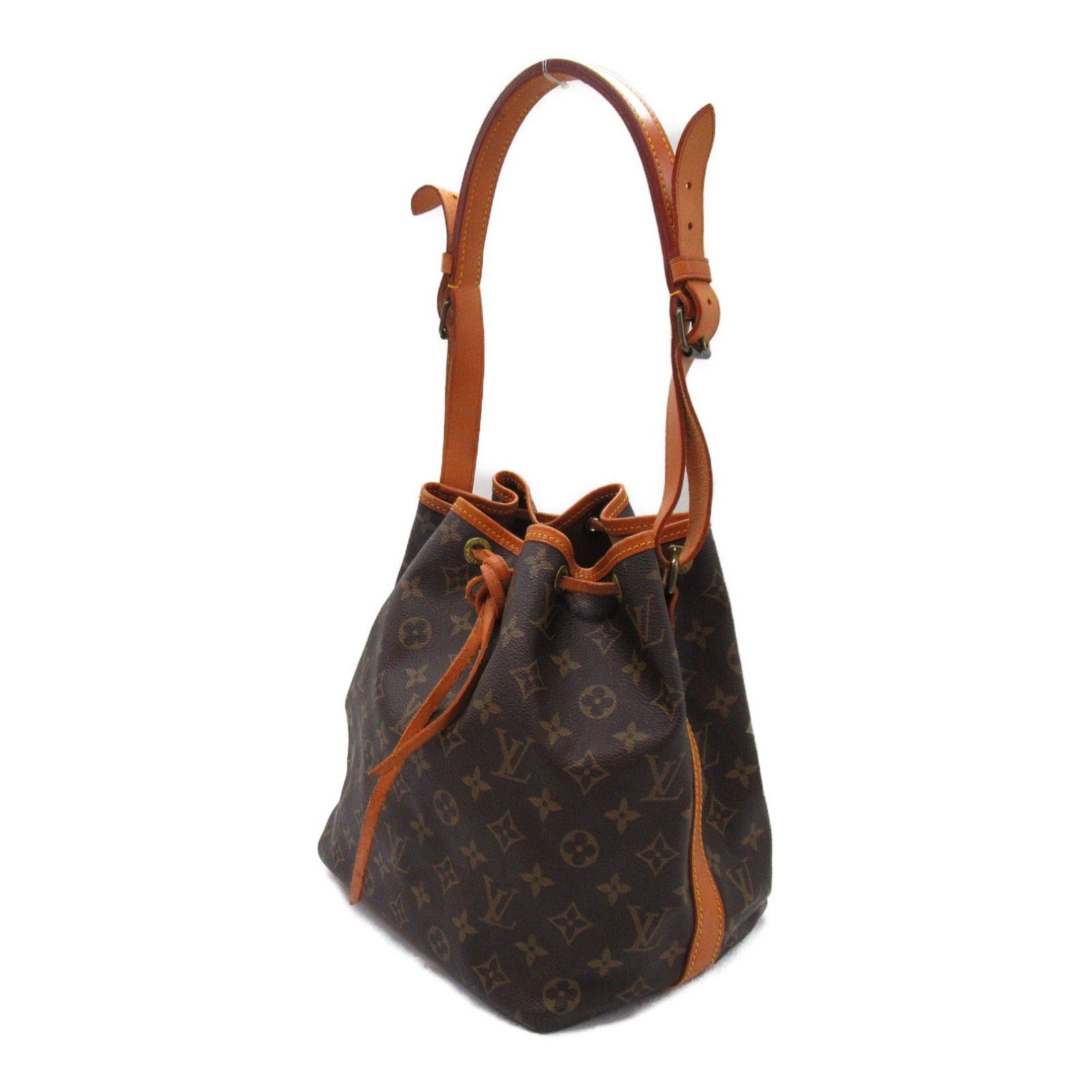Louis Vuitton Louis Vuitton Petit Noe Shoulder Bag Coated Canvas Monogram Brown Size ONE SIZE - 3 Thumbnail