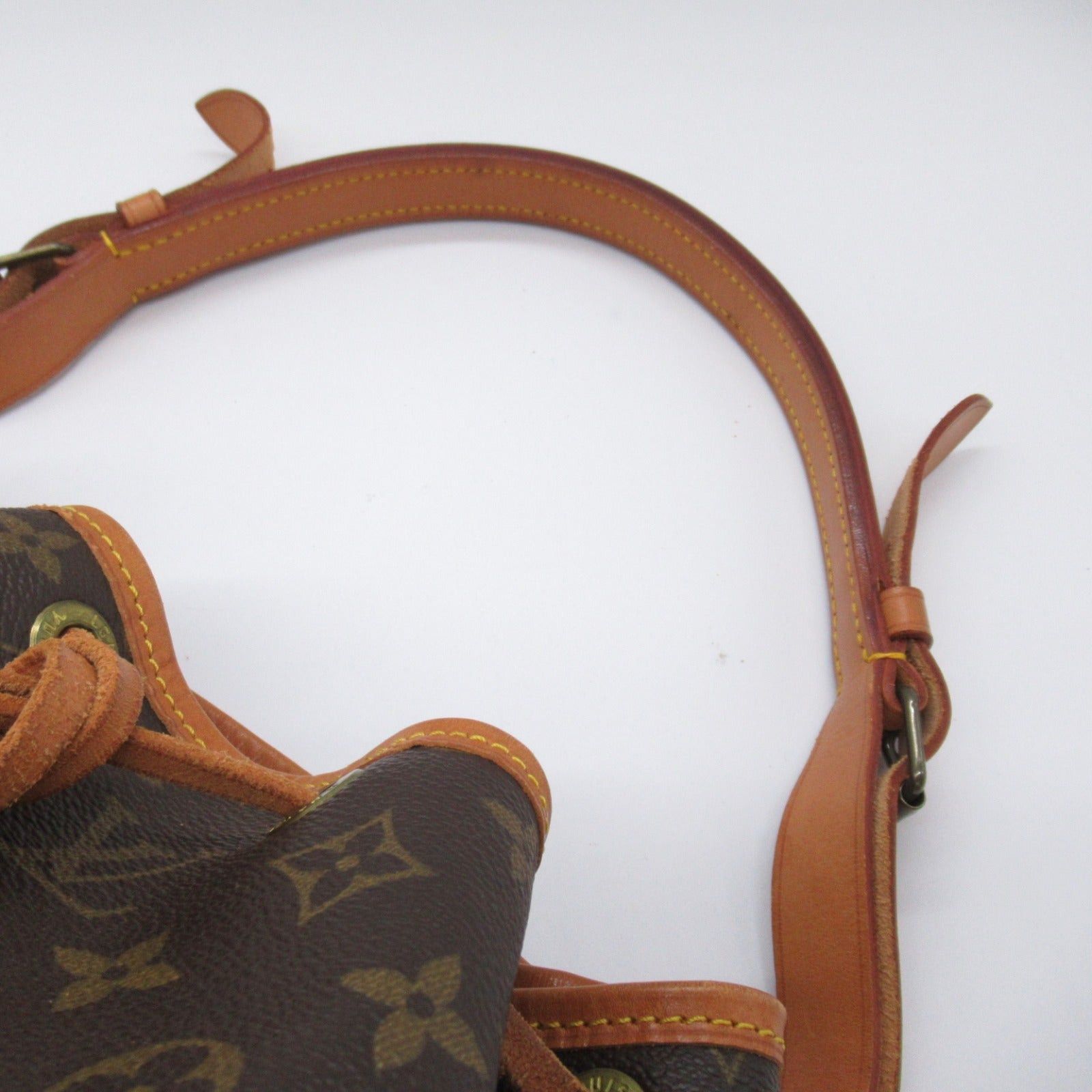 Louis Vuitton Louis Vuitton Petit Noe Shoulder Bag Coated Canvas Monogram Brown Size ONE SIZE - 8 Thumbnail
