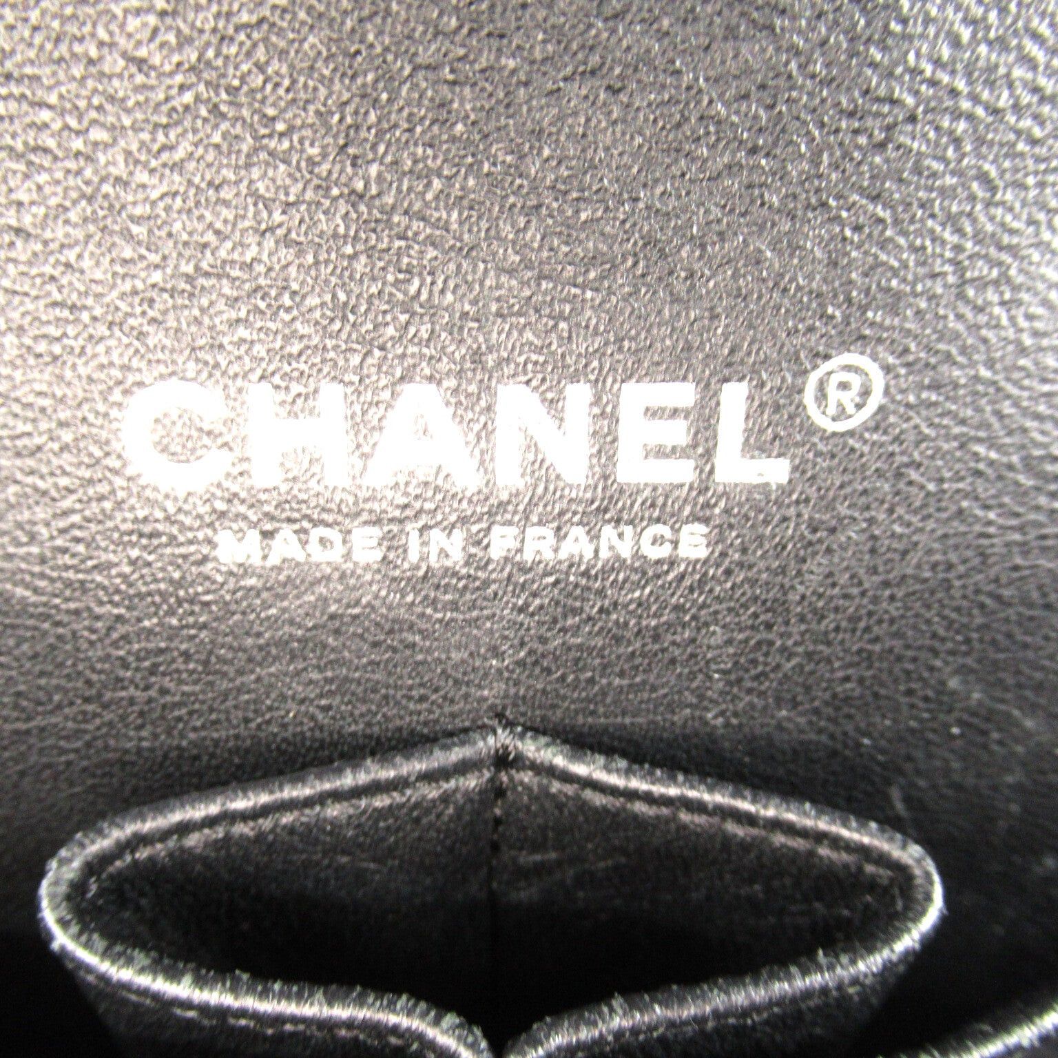 Chanel Chanel Airline Double Flap Chain Shoulder Bag Others Satin Black White Silver Hardware Size ONE SIZE - 10 Thumbnail