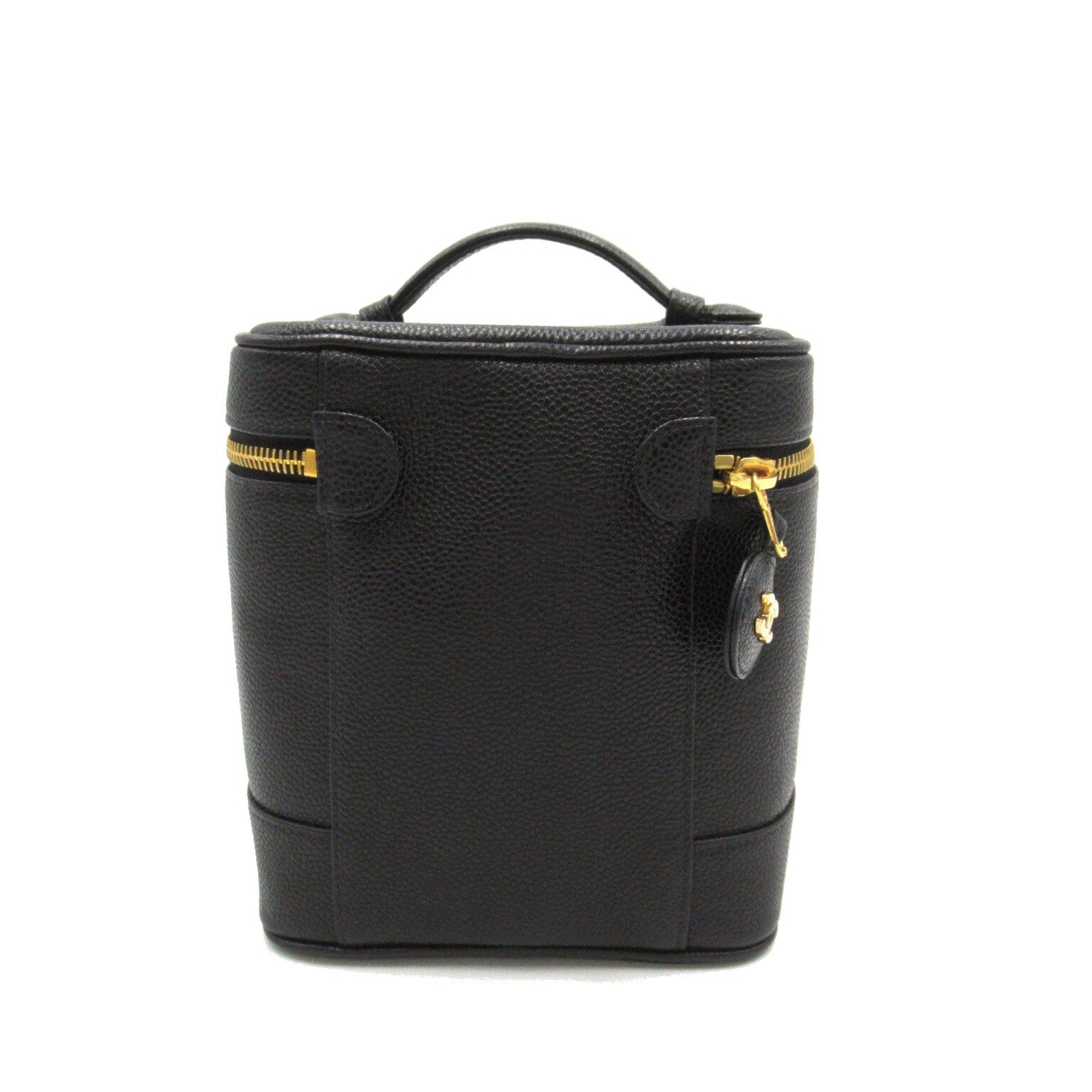 Chanel Chanel Vertical Vanity Handbag Caviar Skin (Grained Calf) Black Gold Hardware Size ONE SIZE - 2 Thumbnail
