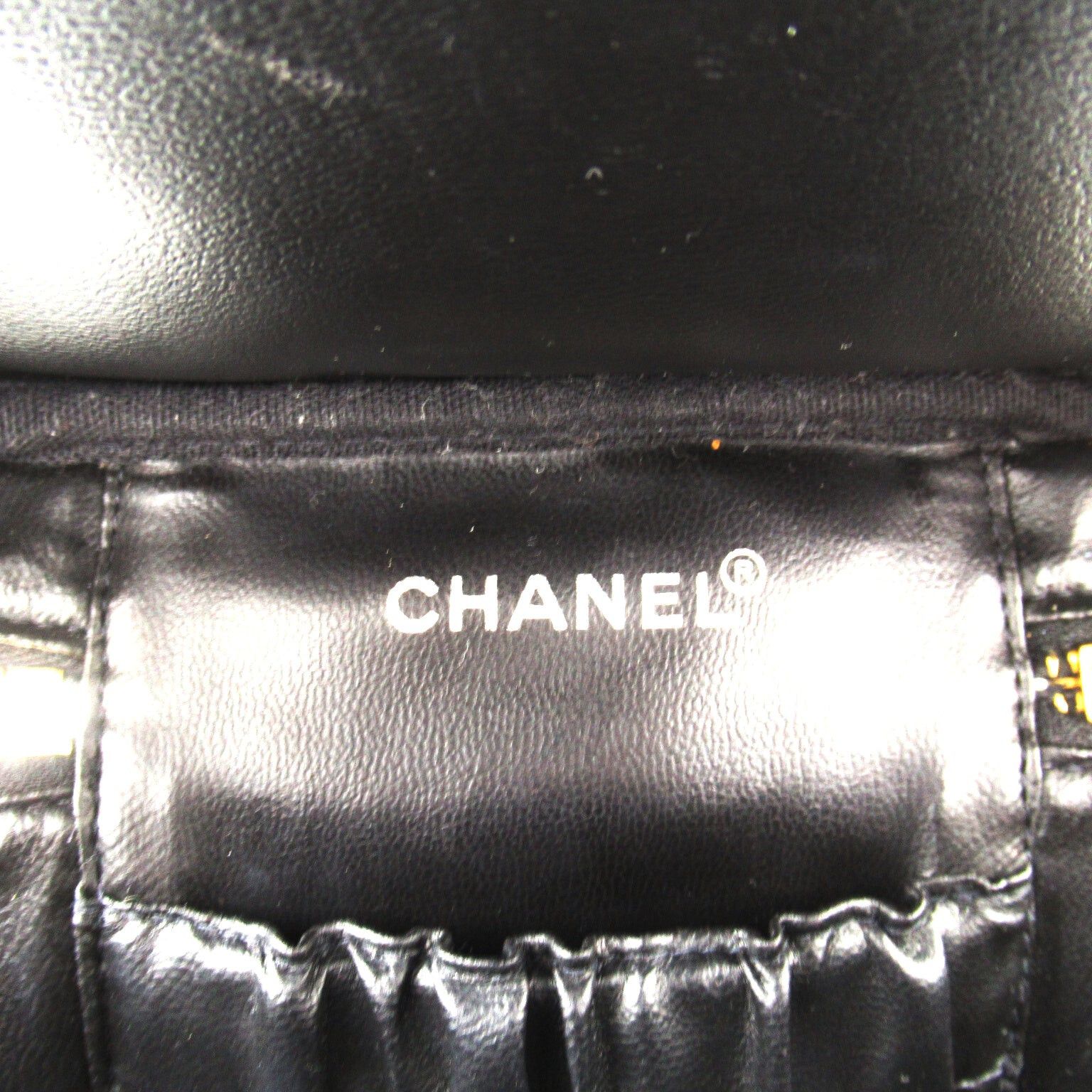 Chanel Chanel Vertical Vanity Handbag Caviar Skin (Grained Calf) Black Gold Hardware Size ONE SIZE - 8 Thumbnail