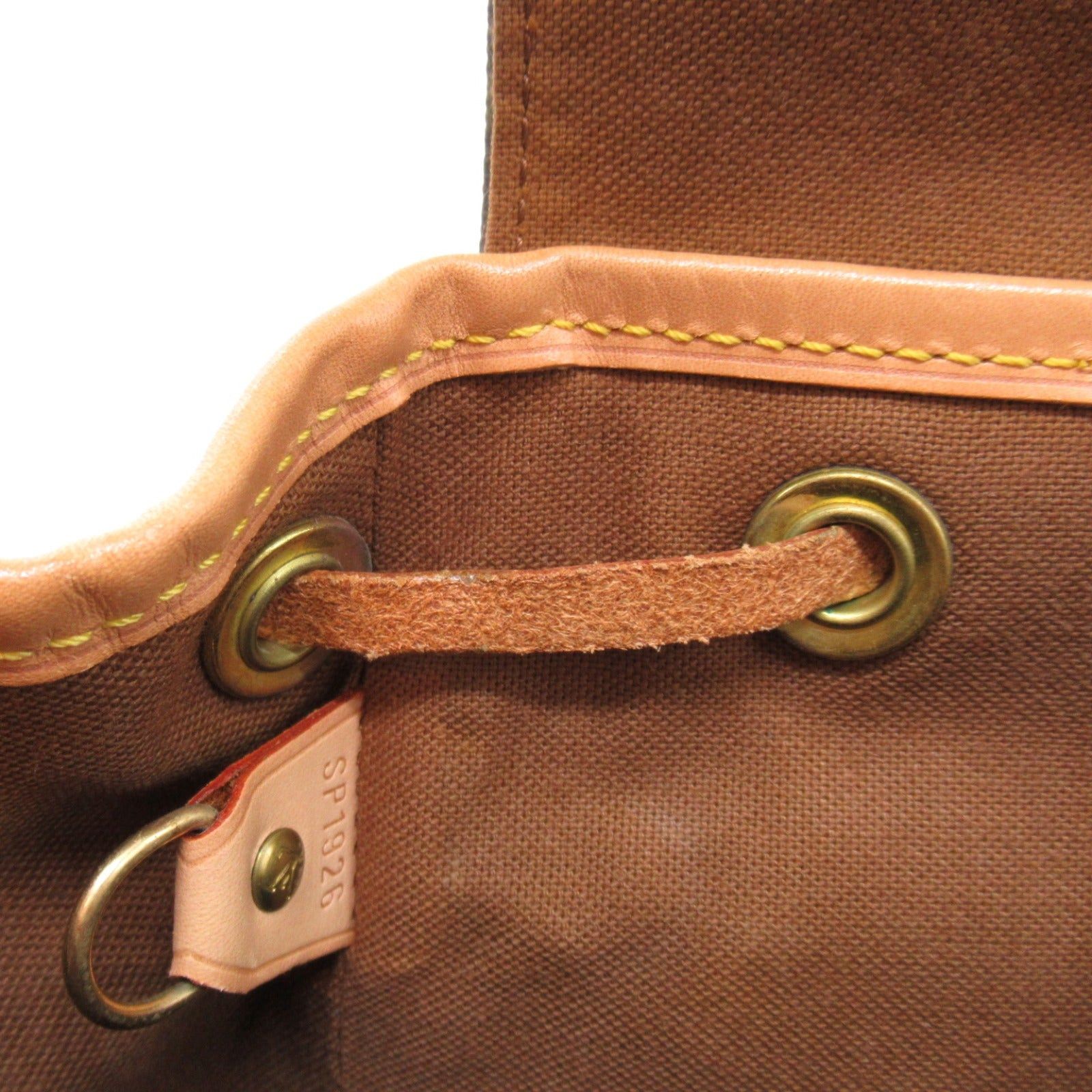 Louis Vuitton Louis Vuitton Mini Montsouris Rucksack Backpack Coated Canvas Monogram Brown Size ONE SIZE - 14 Thumbnail