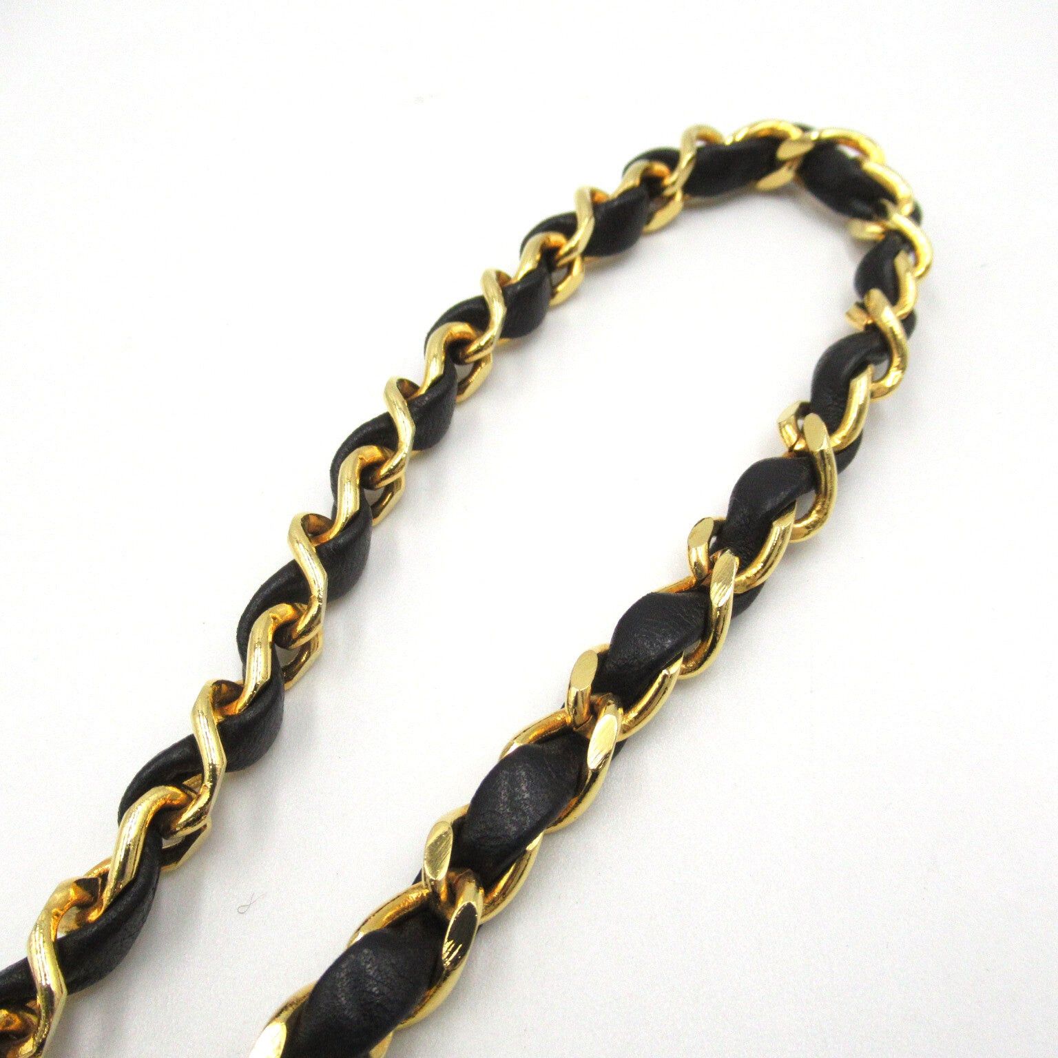 Chanel Chanel Mini Matelasse Chain Shoulder Bag Lambskin (Sheepskin) Black Gold Hardware Size ONE SIZE - 12 Thumbnail