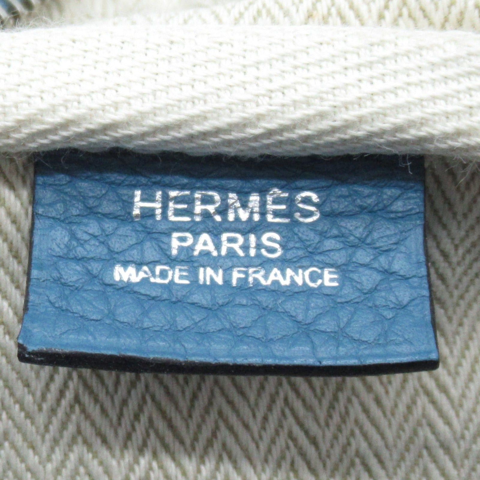 Hermes Hermes Victoria 35 Blue Jean Handbag Leather Clemence Silver Hardware □N Engraved Size ONE SIZE - 7 Thumbnail