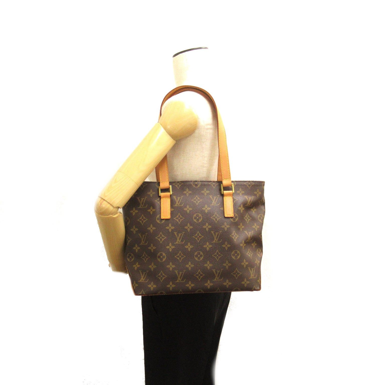Louis Vuitton Louis Vuitton Hippopotamus Piano Tote Bag Handbag Coated Canvas Monogram Brown Size ONE SIZE - 5 Thumbnail