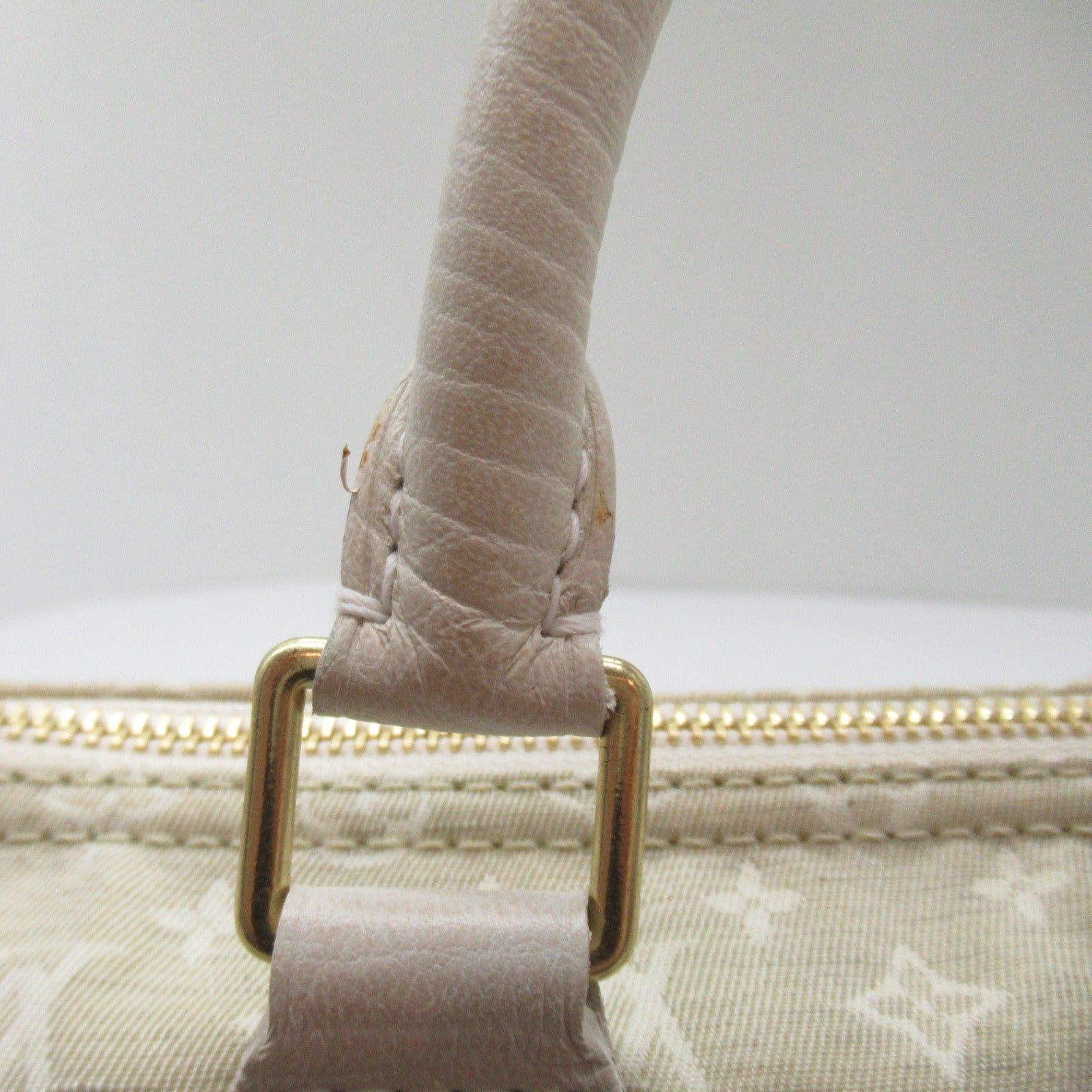 Louis Vuitton Louis Vuitton Speedy 30 Handbag Coated Canvas Monogram Mini Ran White Dune Size ONE SIZE - 13 Thumbnail
