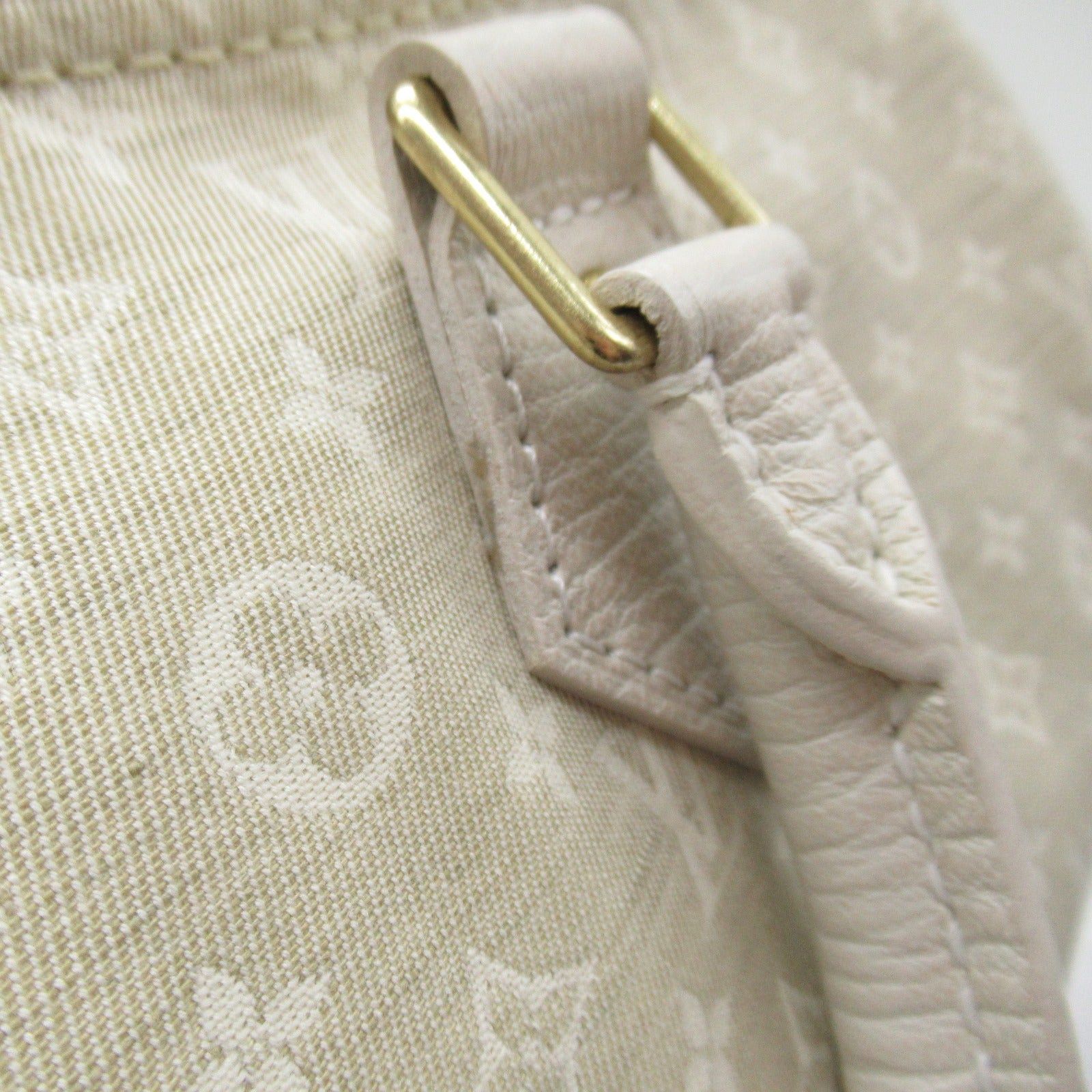 Louis Vuitton Louis Vuitton Speedy 30 Handbag Coated Canvas Monogram Mini Ran White Dune Size ONE SIZE - 12 Thumbnail
