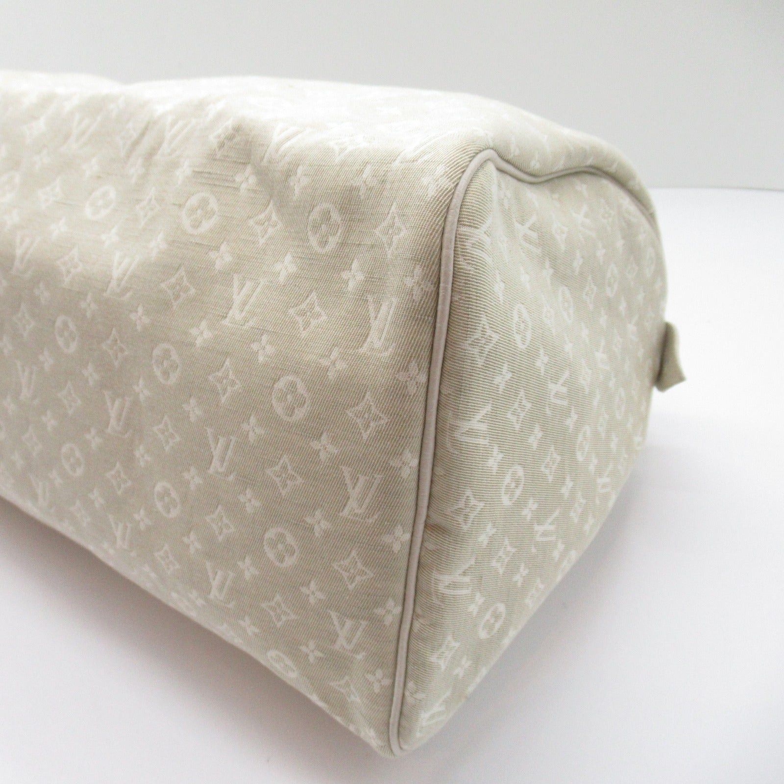Louis Vuitton Louis Vuitton Speedy 30 Handbag Coated Canvas Monogram Mini Ran White Dune Size ONE SIZE - 9 Thumbnail