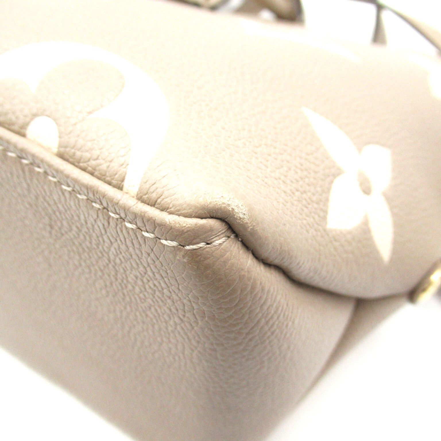 Louis Vuitton Louis Vuitton Petit Palais Pm Shoulder Bag Leather Monogram Empreinte Gray Tourterelle/Creme Size ONE SIZE - 13 Thumbnail