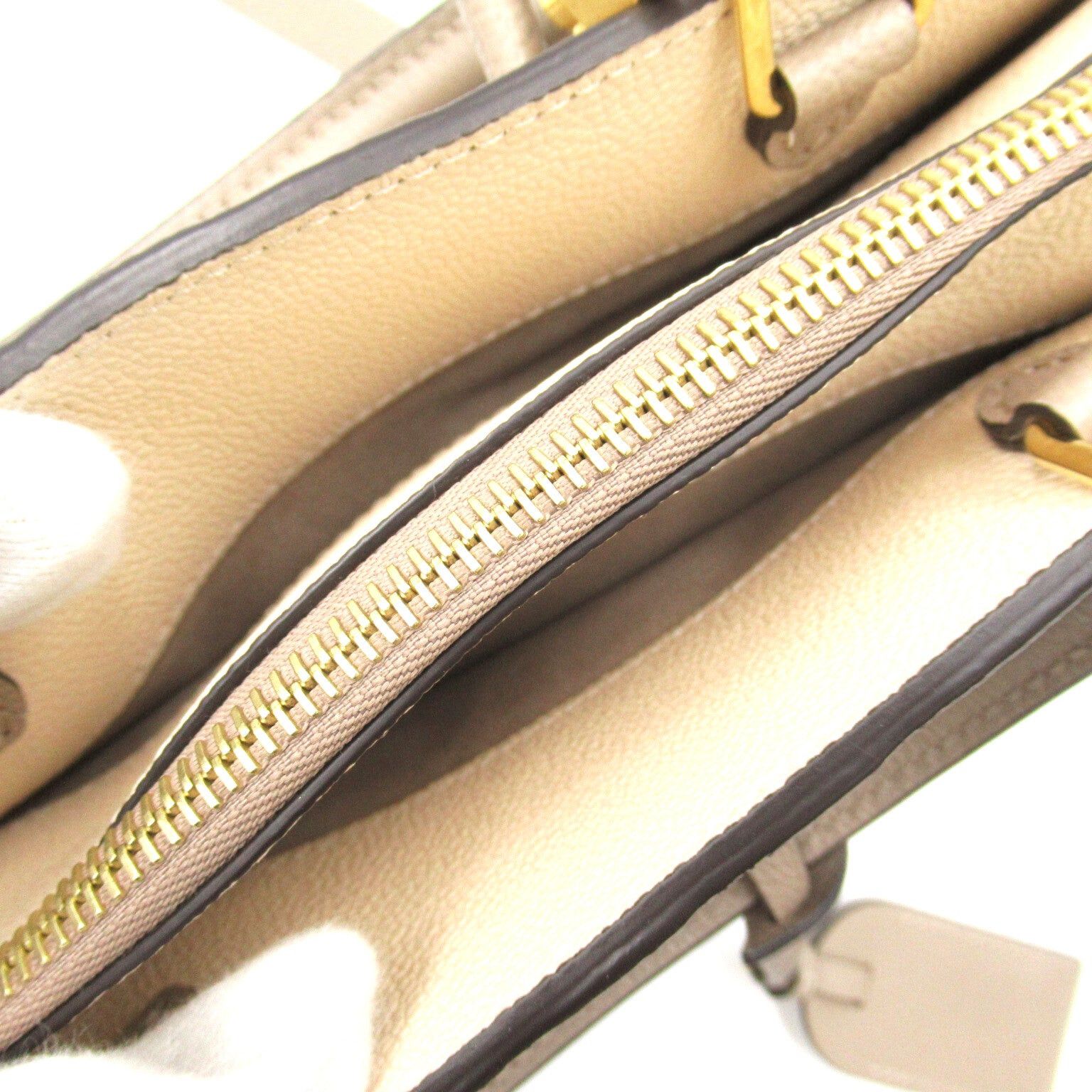 Louis Vuitton Louis Vuitton Petit Palais Pm Shoulder Bag Leather Monogram Empreinte Gray Tourterelle/Creme Size ONE SIZE - 7 Thumbnail