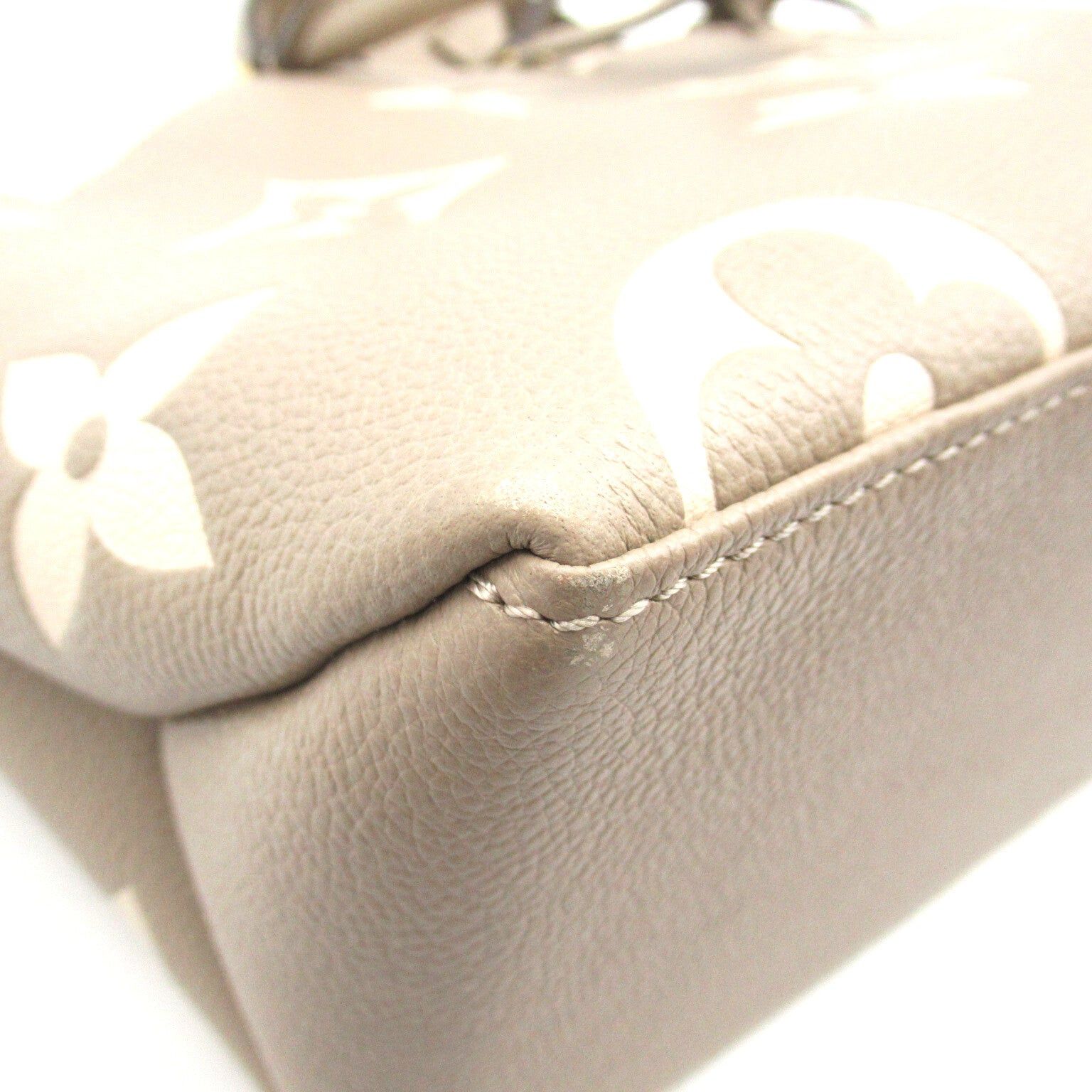 Louis Vuitton Louis Vuitton Petit Palais Pm Shoulder Bag Leather Monogram Empreinte Gray Tourterelle/Creme Size ONE SIZE - 14 Thumbnail