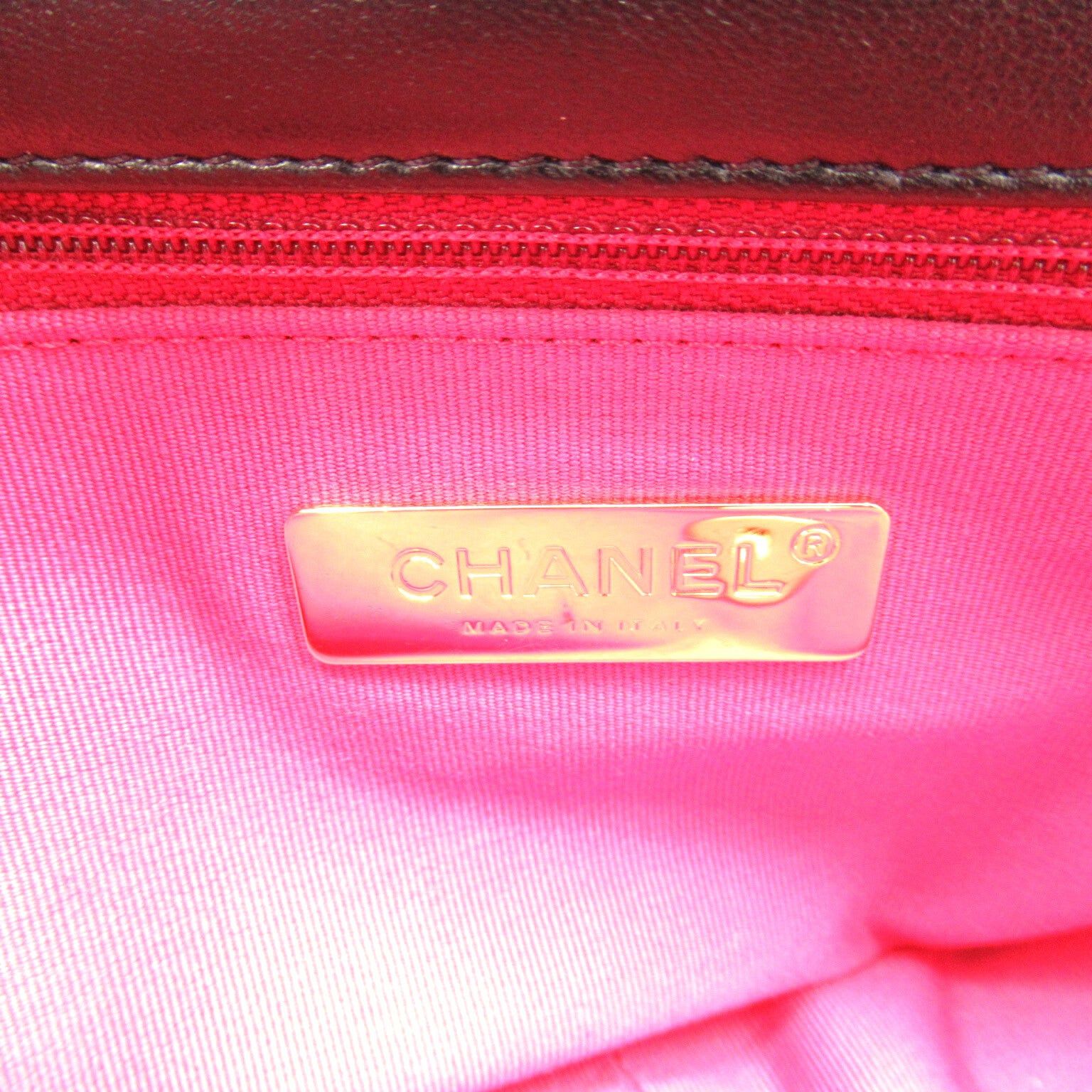 Chanel Chanel Chanel19 Chain Shoulder Bag Lambskin (Sheepskin) Black Size ONE SIZE - 7 Thumbnail