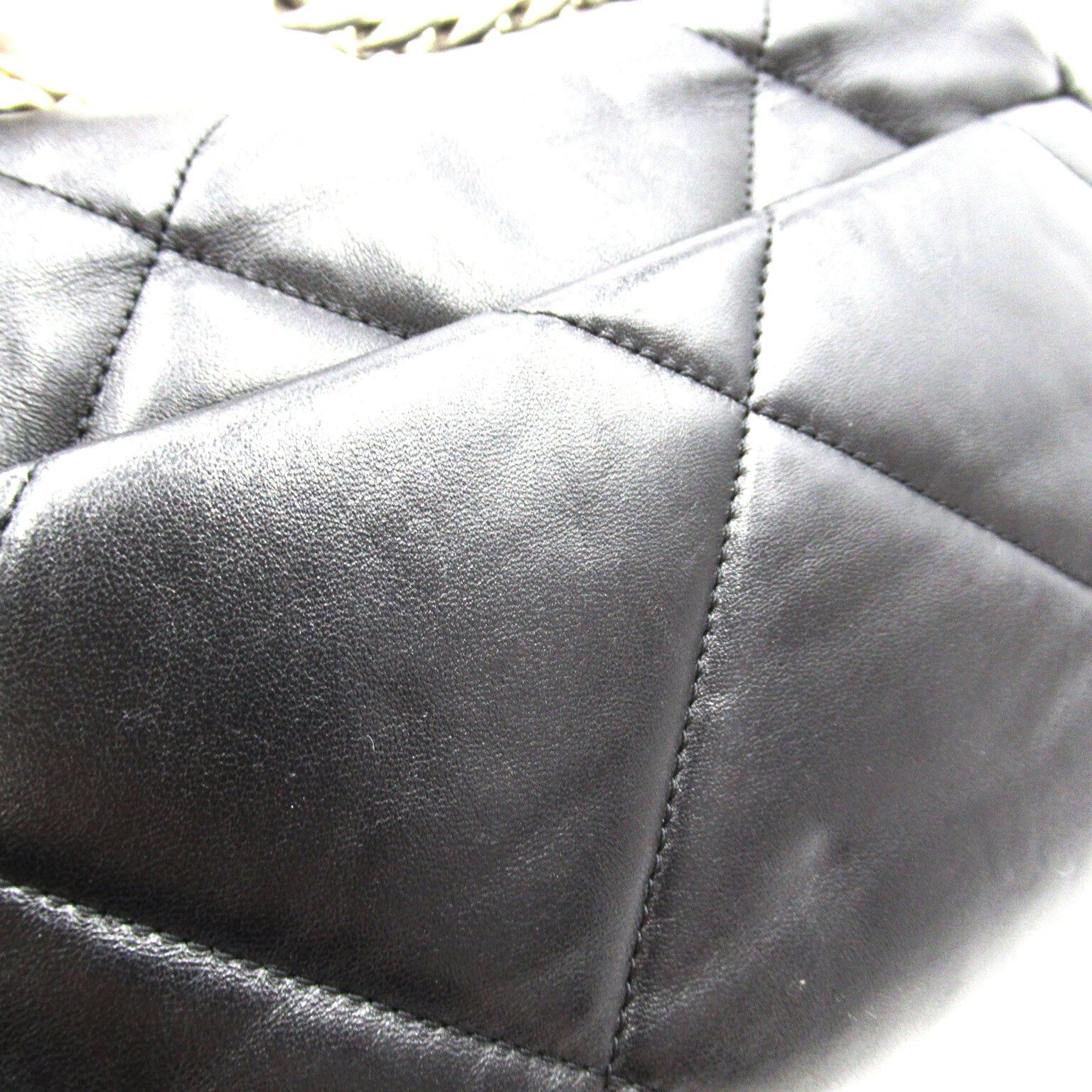 Chanel Chanel Chanel19 Chain Shoulder Bag Lambskin (Sheepskin) Black Size ONE SIZE - 12 Thumbnail