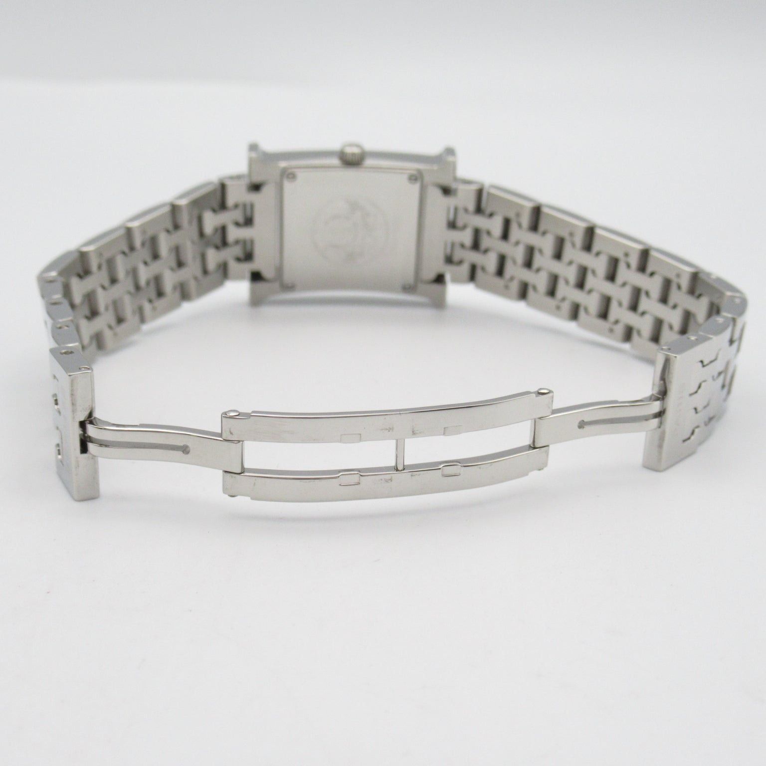 Hermes Hermes H Watch Women Quartz Stainless Steel Black Silver Size ONE SIZE - 5 Thumbnail