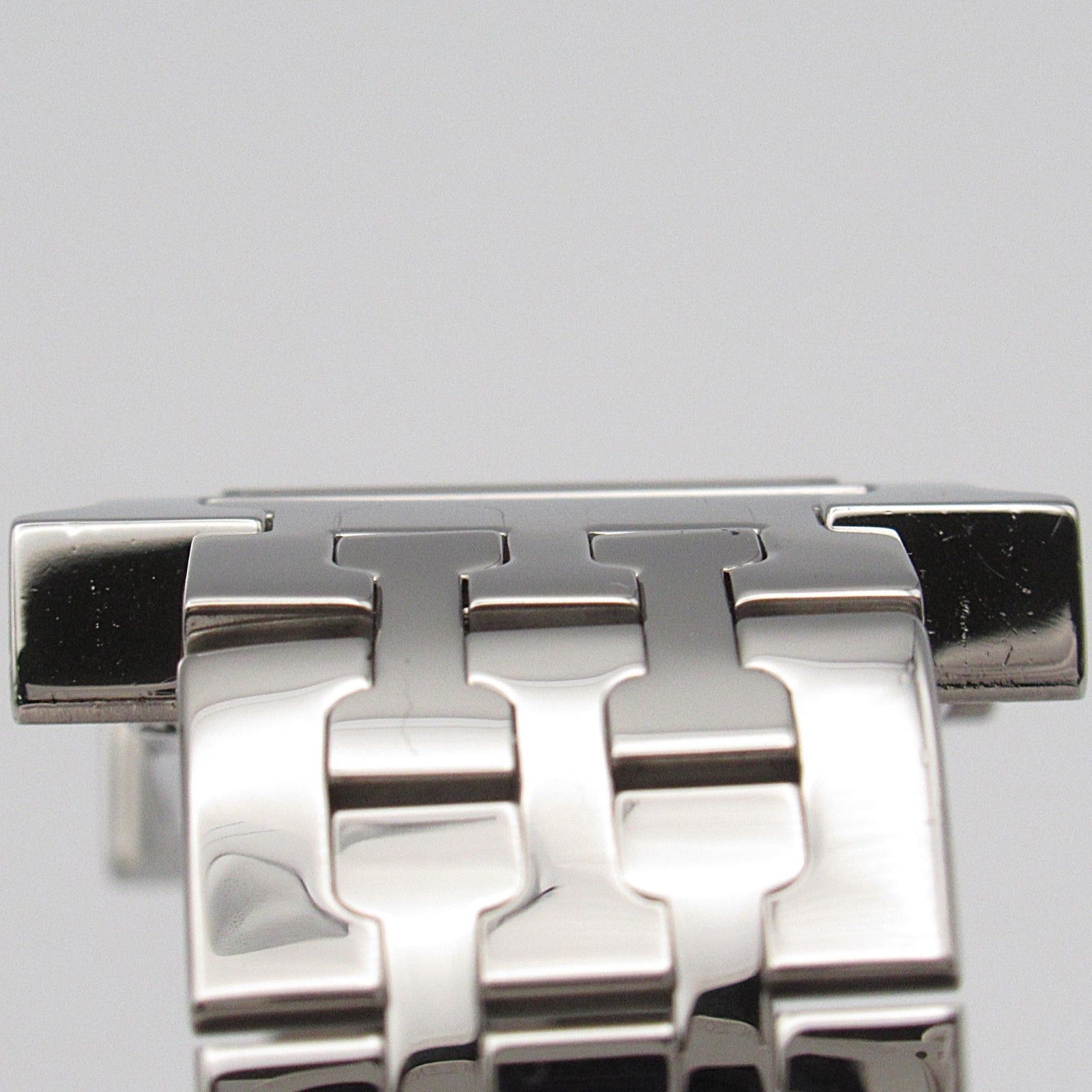Hermes Hermes H Watch Women Quartz Stainless Steel Black Silver Size ONE SIZE - 18 Thumbnail