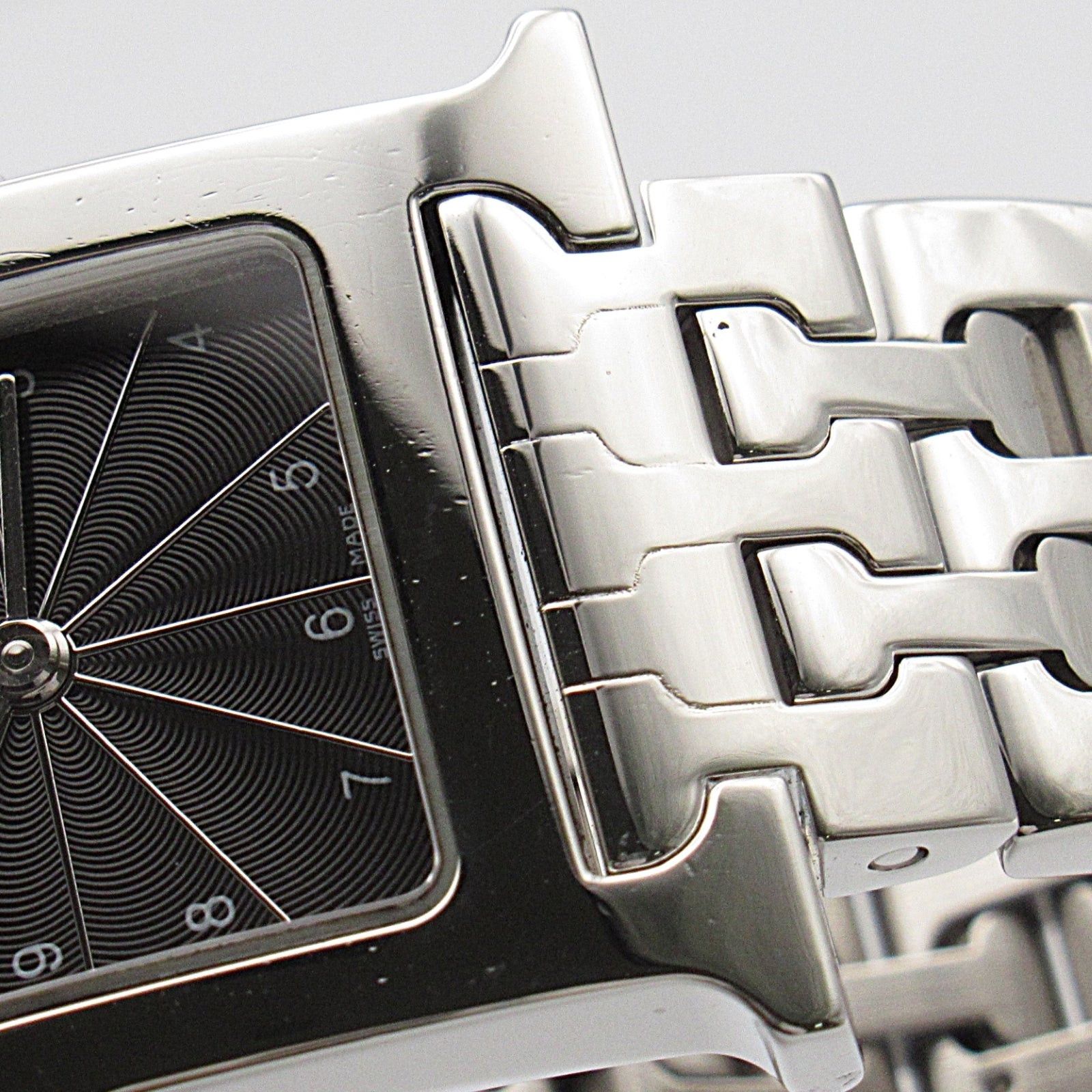Hermes Hermes H Watch Women Quartz Stainless Steel Black Silver Size ONE SIZE - 14 Thumbnail
