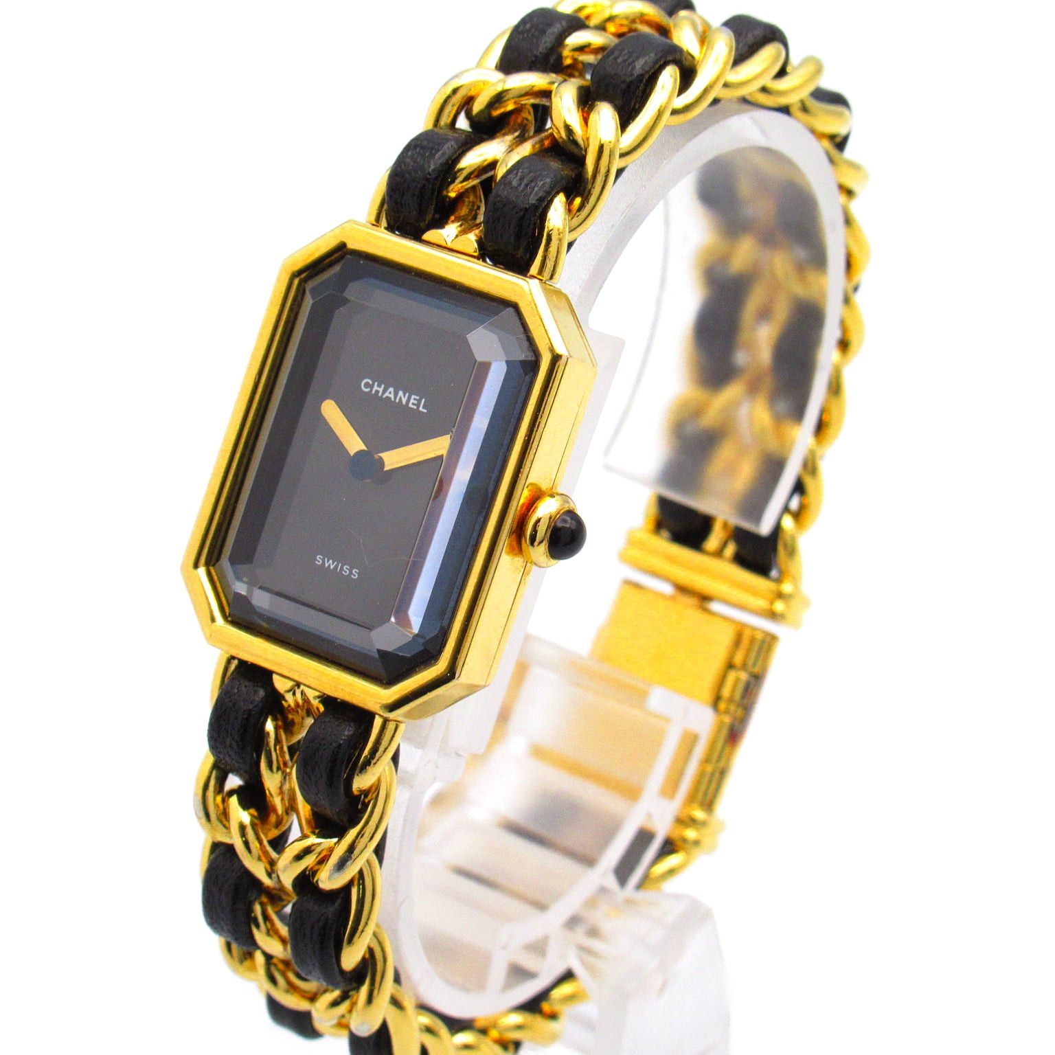 Chanel Chanel Premier L Women Watch Quartz Gp (Gold Plated) Leather Belt Black Size ONE SIZE - 3 Thumbnail