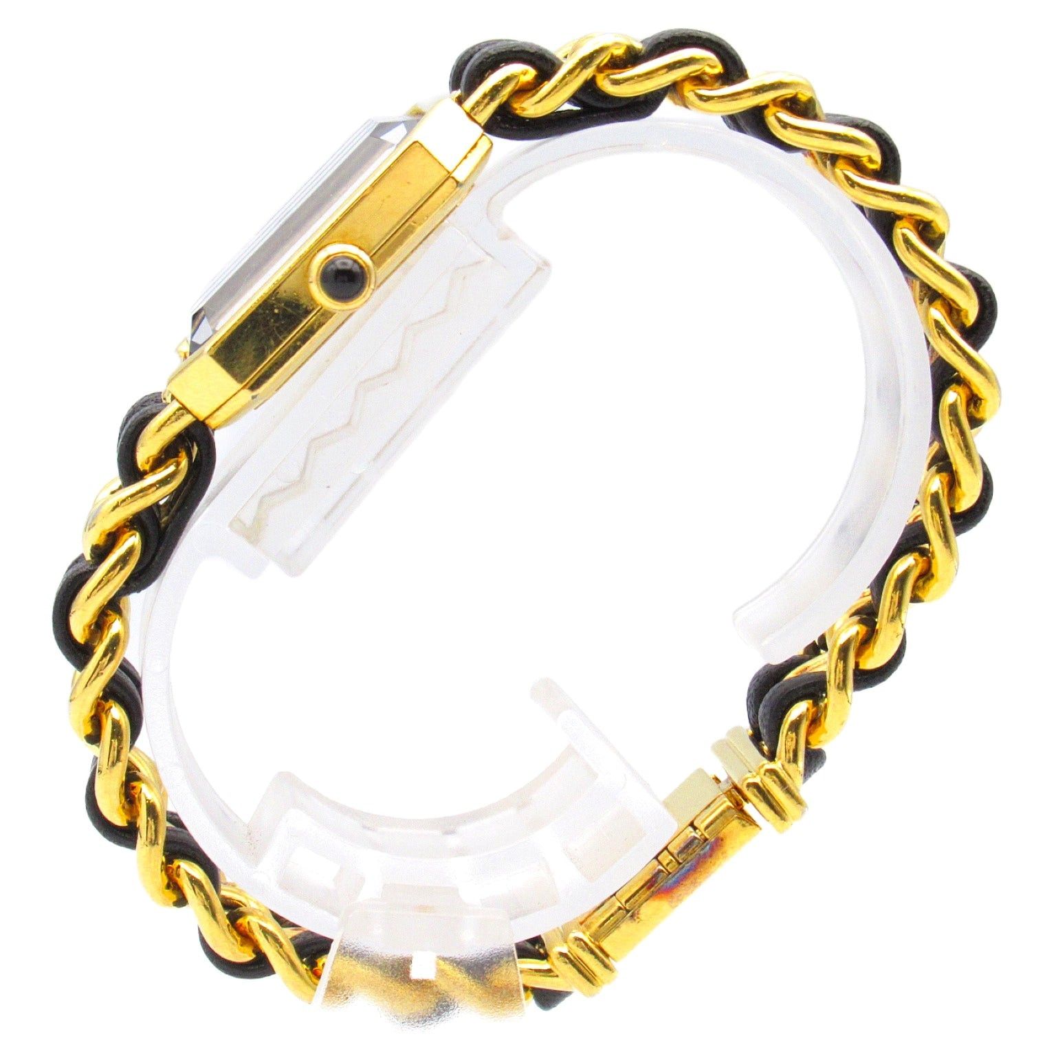 Chanel Chanel Premier L Women Watch Quartz Gp (Gold Plated) Leather Belt Black Size ONE SIZE - 2 Thumbnail
