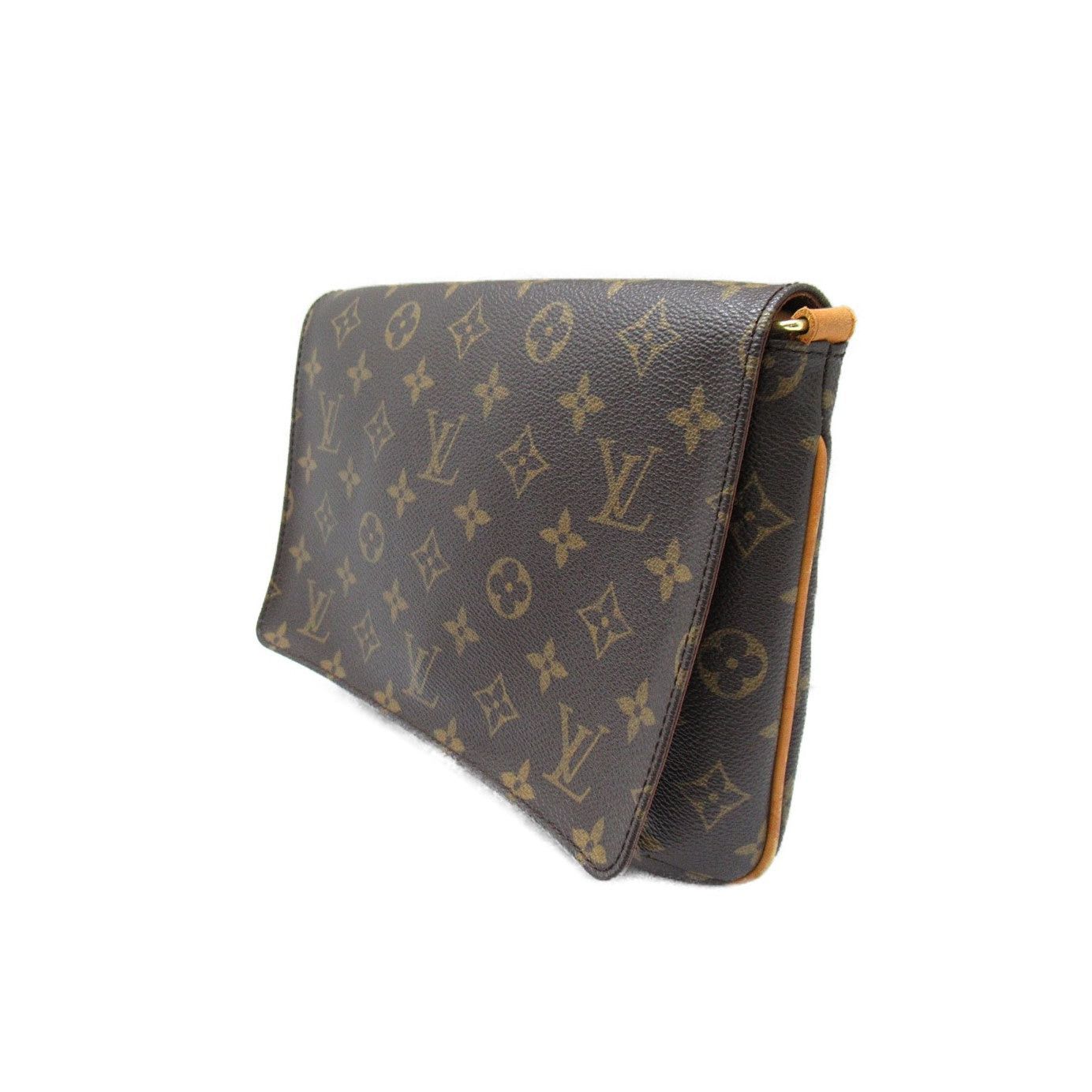 Louis Vuitton Louis Vuitton Musette Tango Long Shoulder Bag Coated Canvas Monogram Brown Size ONE SIZE - 3 Thumbnail