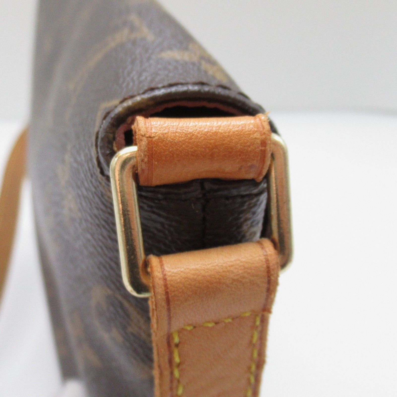 Louis Vuitton Louis Vuitton Musette Tango Long Shoulder Bag Coated Canvas Monogram Brown Size ONE SIZE - 14 Thumbnail