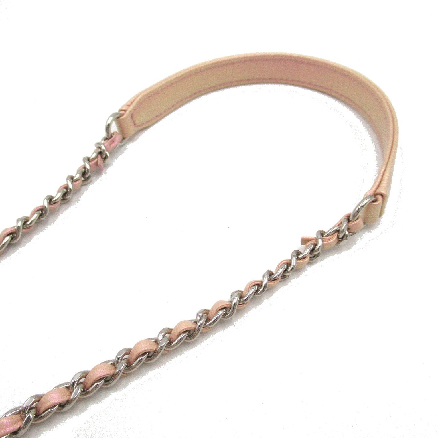 Chanel Chanel Coco Handle Matelasse Shoulder Bag Caviar Skin (Grained Calf) Pink Metallic Silver Hardware Size ONE SIZE - 11 Thumbnail