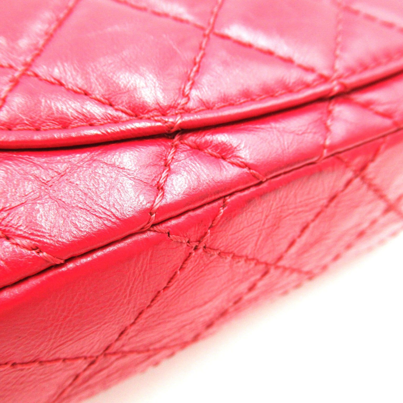 Chanel Chanel 2.55 Mini Matelasse Chain Shoulder Bag Calfskin (Cowhide) Red Gold Hardware Size ONE SIZE - 13 Thumbnail
