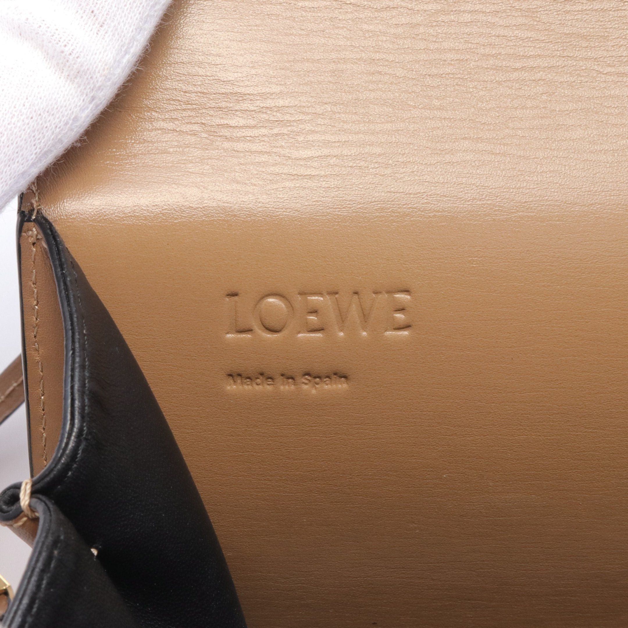 Loewe Loewe Barcelona Small Shoulder Bag Leather Gray Brown Size ONE SIZE - 4 Thumbnail