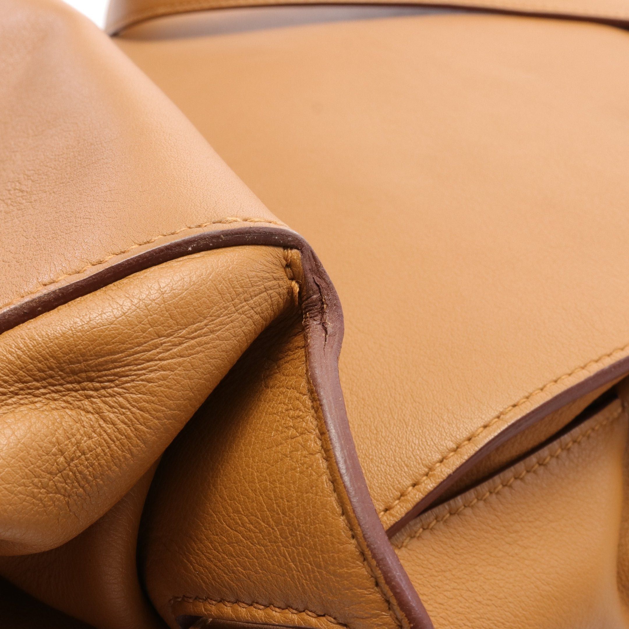 Hermes Hermes Sac Ad Daypack Caramel Backpack Rucksack Veau Gulliver Light Brown Silver Hardware □ R Stamp Size ONE SIZE - 8 Thumbnail