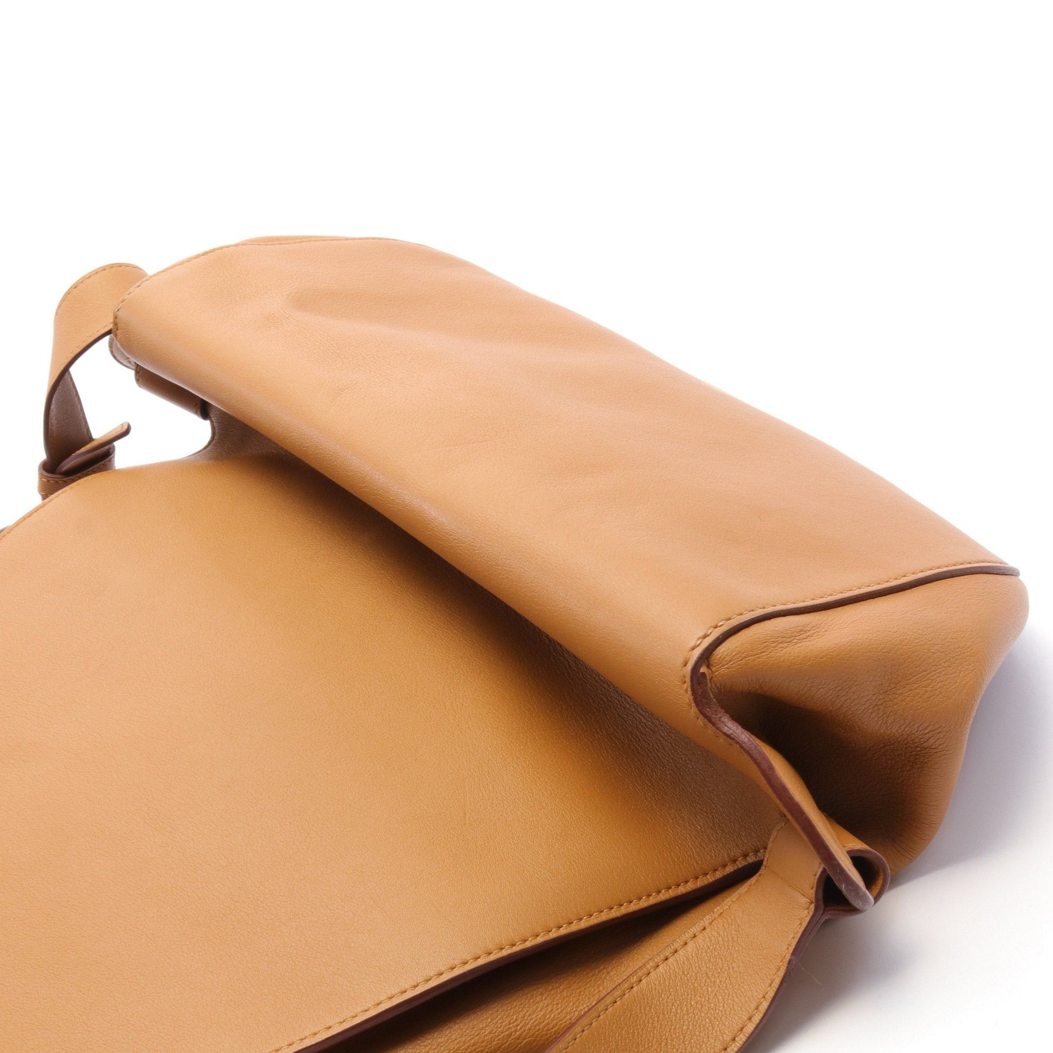 Hermes Hermes Sac Ad Daypack Caramel Backpack Rucksack Veau Gulliver Light Brown Silver Hardware □ R Stamp Size ONE SIZE - 7 Thumbnail