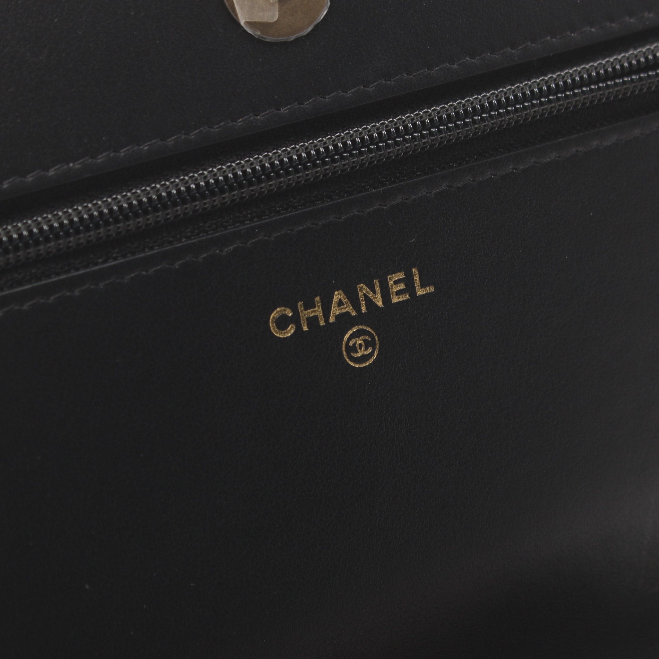 Chanel Chanel Boy Chanel Matelasse Chain Wallet Caviar Skin Black Gold Hardware Size ONE SIZE - 4 Thumbnail