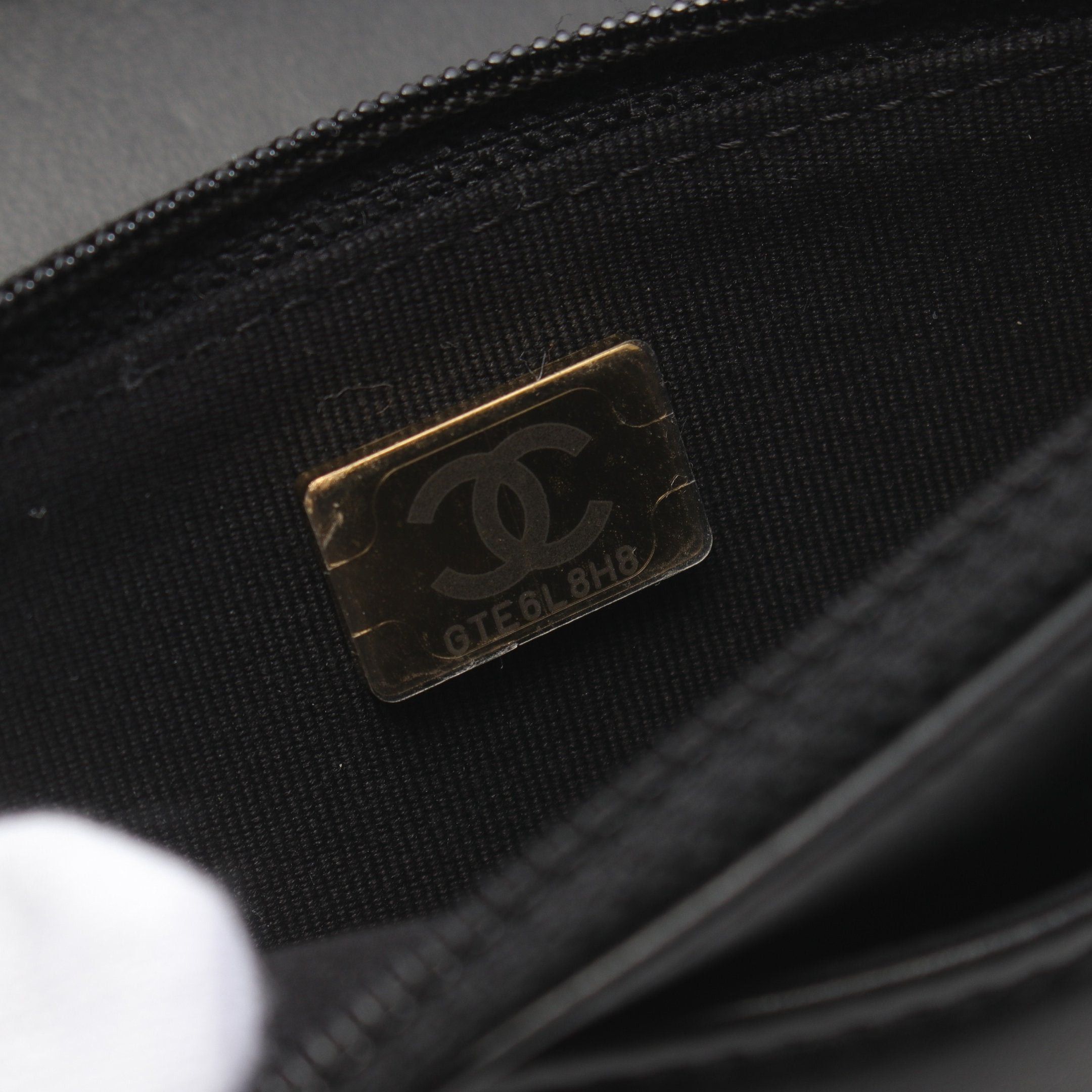 Chanel Chanel Boy Chanel Matelasse Chain Wallet Caviar Skin Black Gold Hardware Size ONE SIZE - 5 Thumbnail