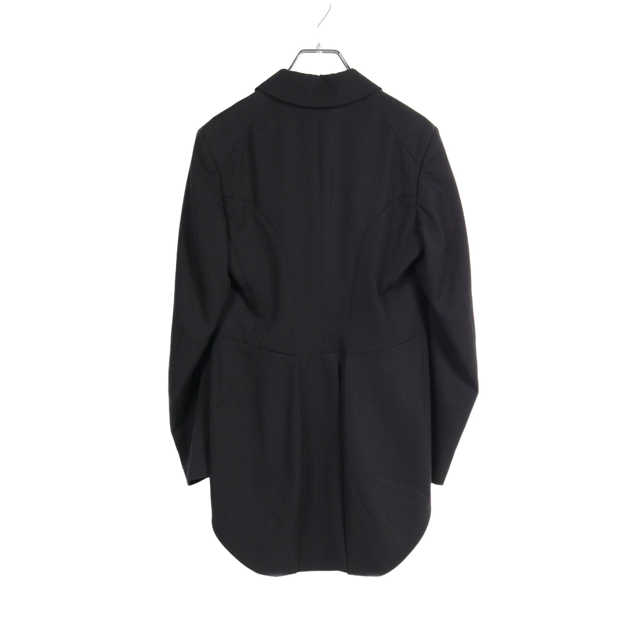 Comme des Garcons Comme Des Garcons Tailored Jacket Wool Black Size ONE SIZE - 2 Thumbnail