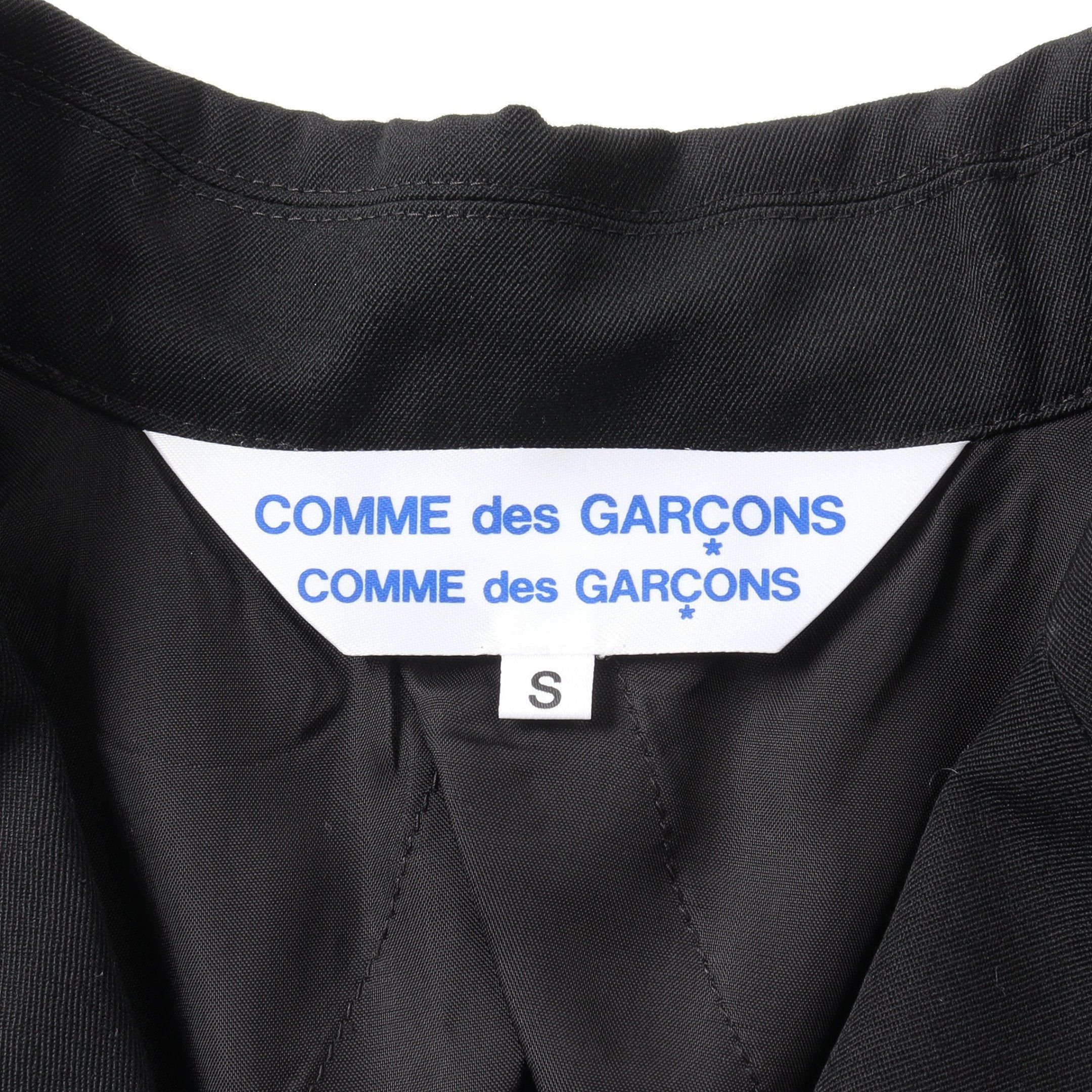Comme des Garcons Comme Des Garcons Tailored Jacket Wool Black Size ONE SIZE - 3 Thumbnail