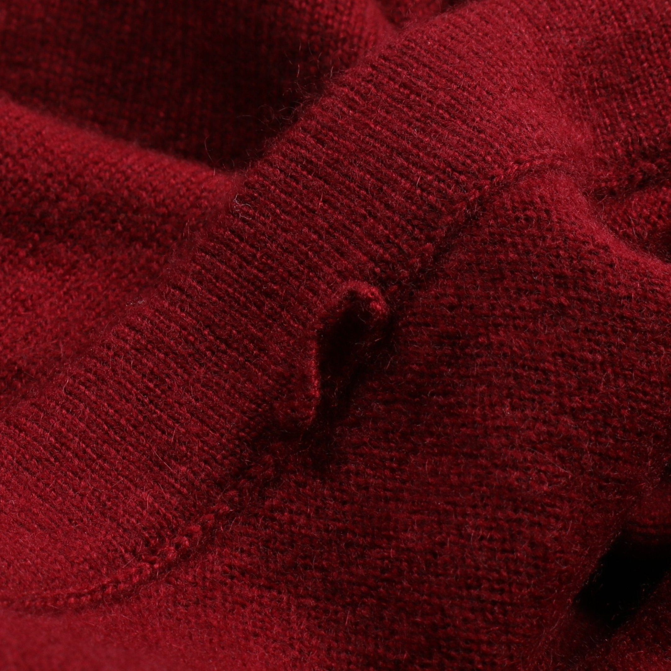 Hermes Hermes Cardigan V-Neck Cashmere Bordeaux Size ONE SIZE - 7 Thumbnail