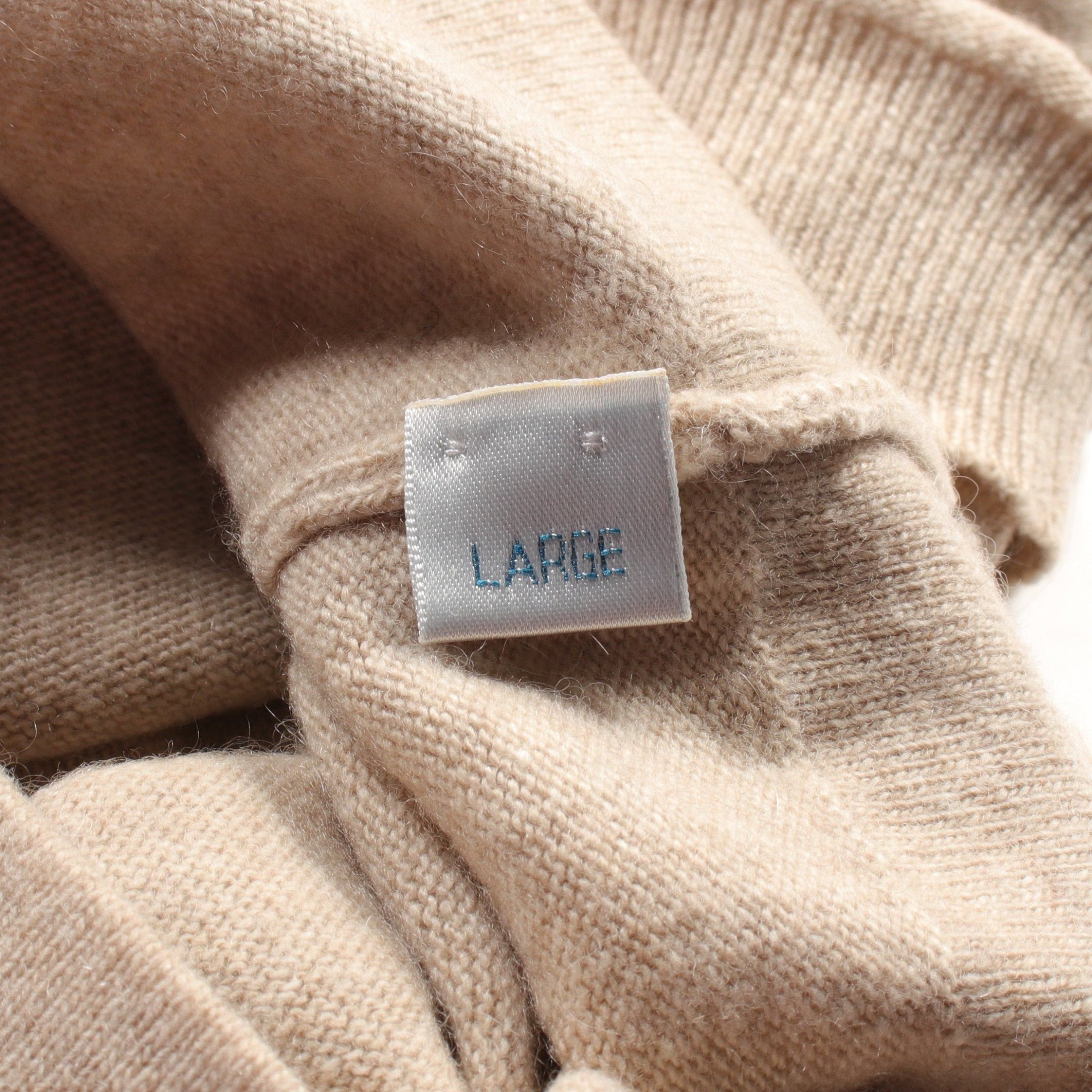 Hermes Hermes Knit Turtleneck Cashmere Beige Size ONE SIZE - 6 Thumbnail