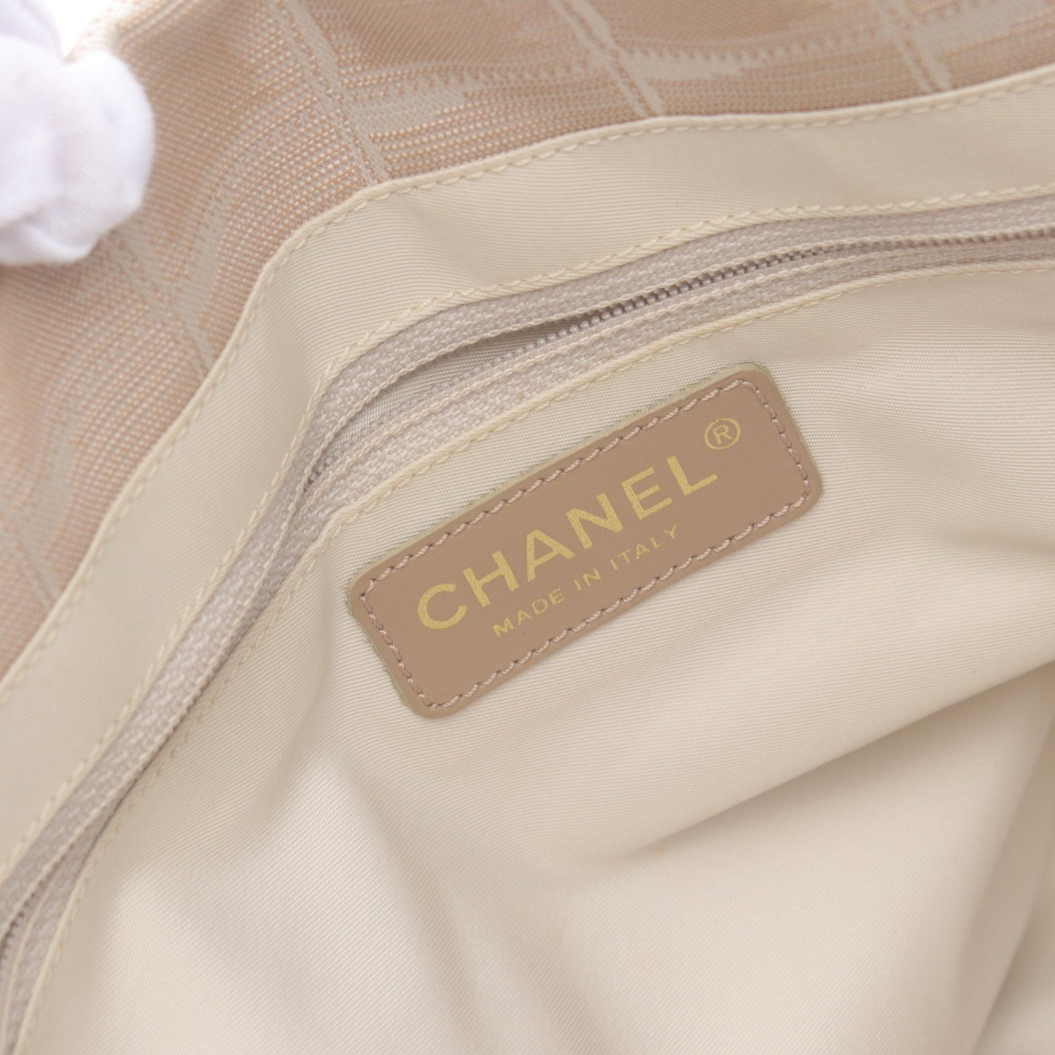 Chanel Chanel New Travel Line Mm Handbag Tote Bag Nylon Canvas Leather Pink Beige Size ONE SIZE - 4 Thumbnail