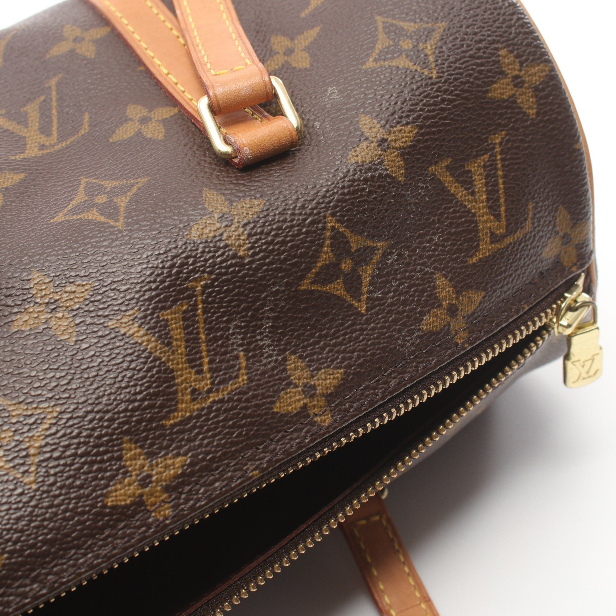 Louis Vuitton Louis Vuitton Papillon 30 Monogram Handbag Leather Brown Size ONE SIZE - 10 Thumbnail