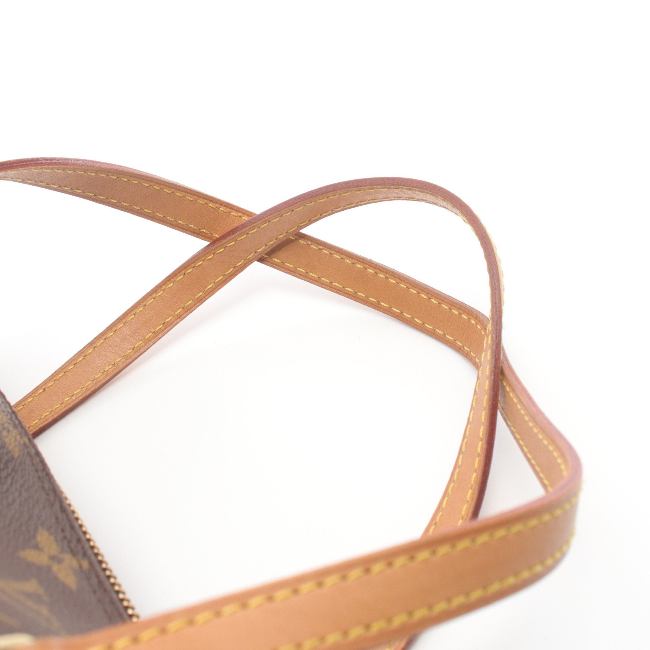 Louis Vuitton Louis Vuitton Papillon 30 Monogram Handbag Leather Brown Size ONE SIZE - 7 Thumbnail