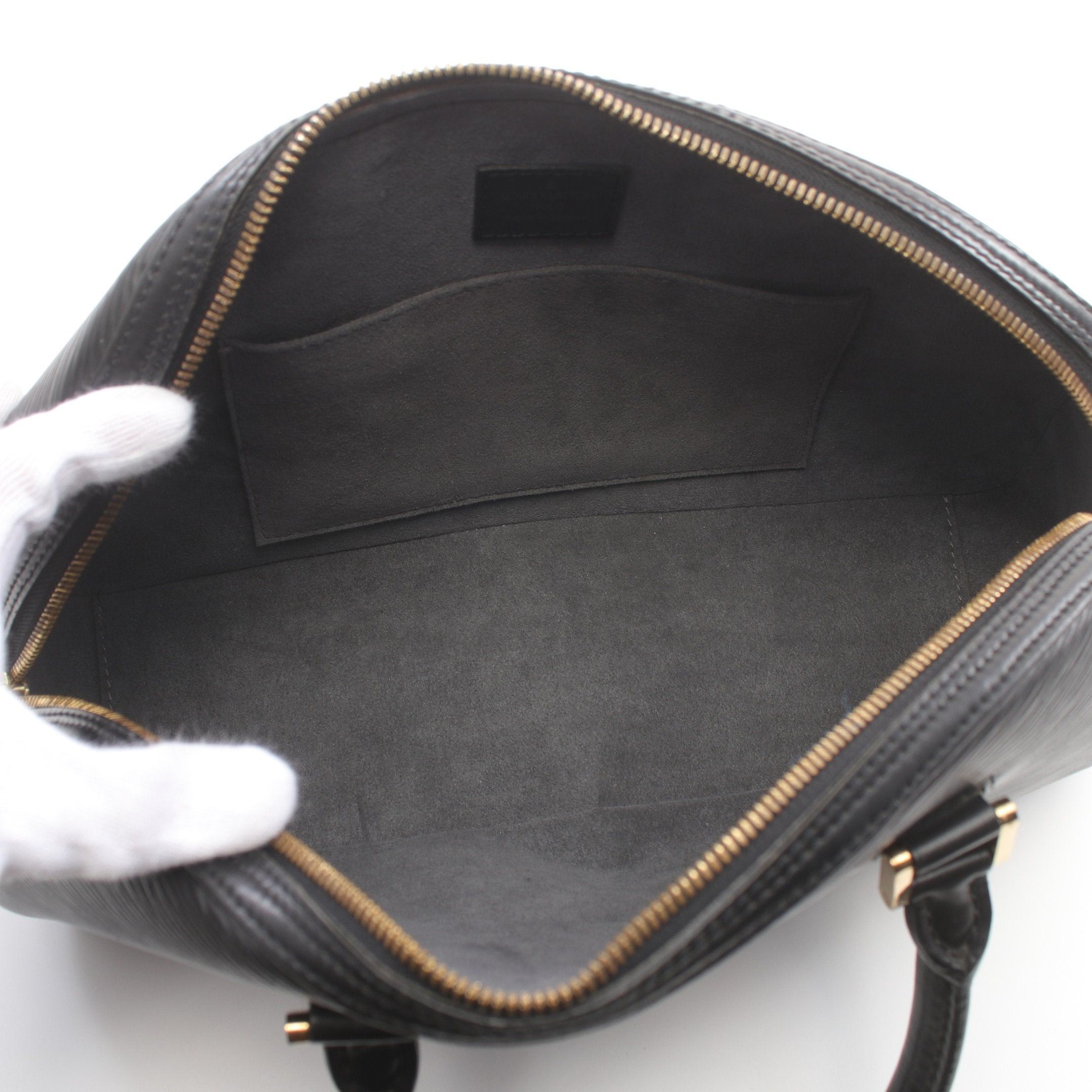 Louis Vuitton Louis Vuitton Jasmine Epi Noir Handbag Leather Black Size ONE SIZE - 3 Thumbnail