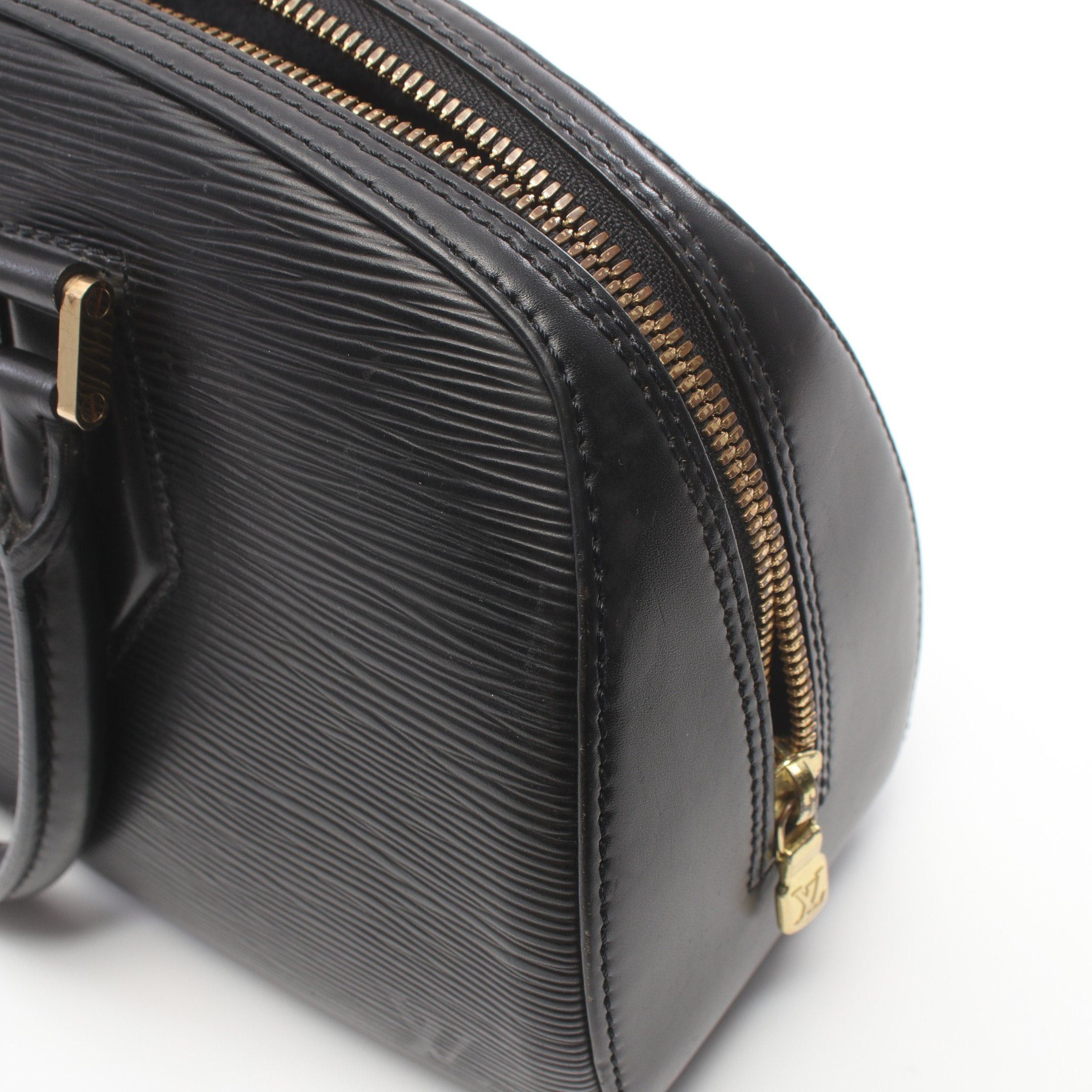 Louis Vuitton Louis Vuitton Jasmine Epi Noir Handbag Leather Black Size ONE SIZE - 7 Thumbnail